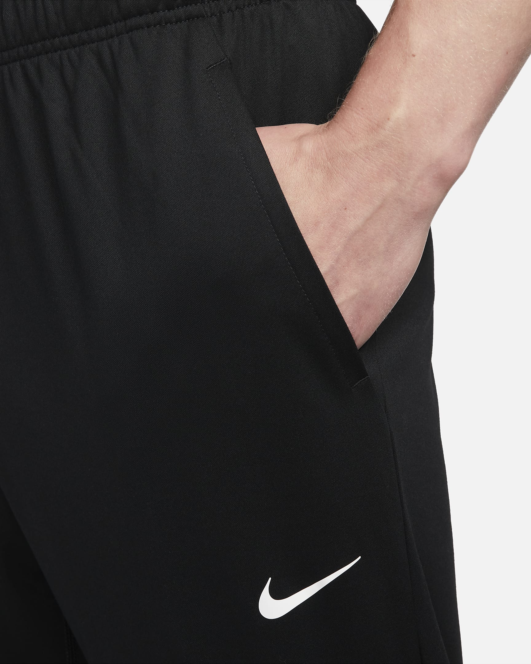 Pantalon fuselé Dri-FIT Nike Totality pour homme - Noir/Blanc