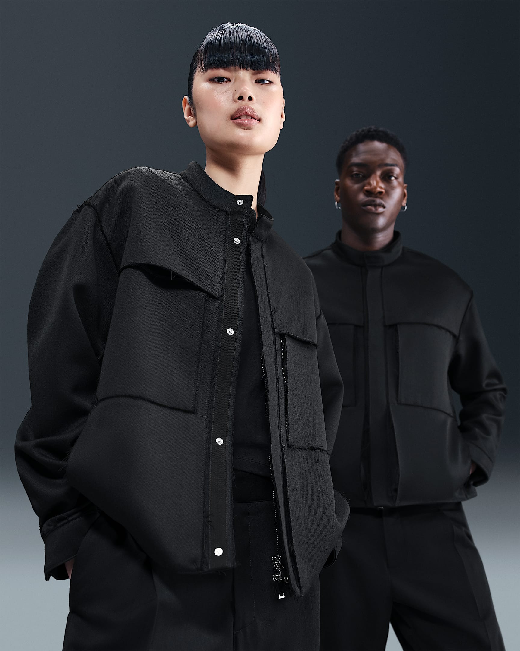 Nike Every Stitch Considered Raw Cut Jacket - Black