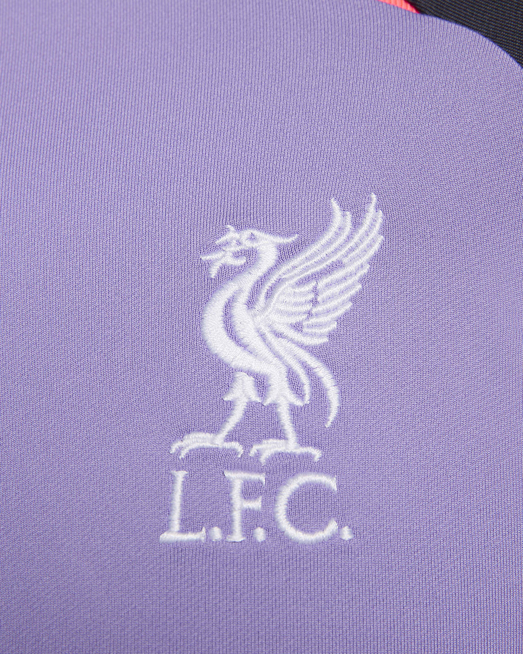 Liverpool FC Strike Men's Nike Dri-FIT Knit Soccer Drill Top - Space Purple/Hot Punch/White