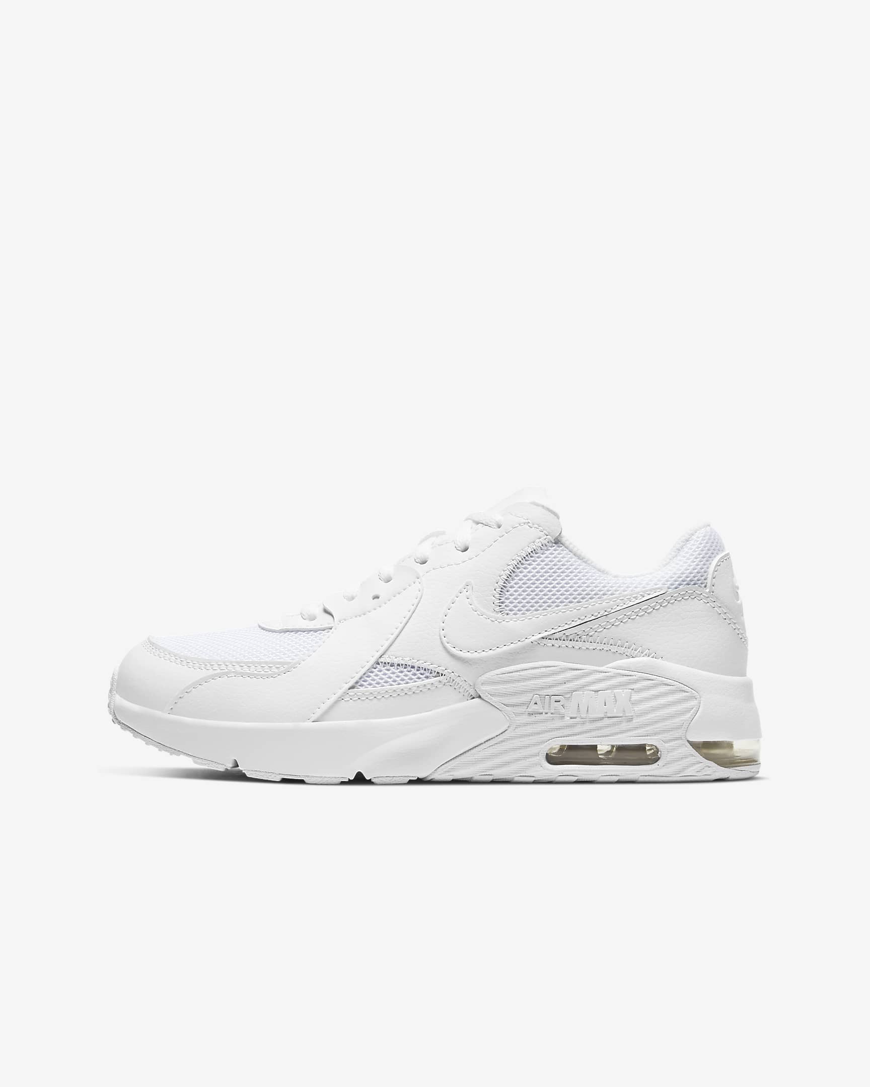 Calzado para niños talla grande Nike Air Max Excee - Blanco/Blanco/Blanco