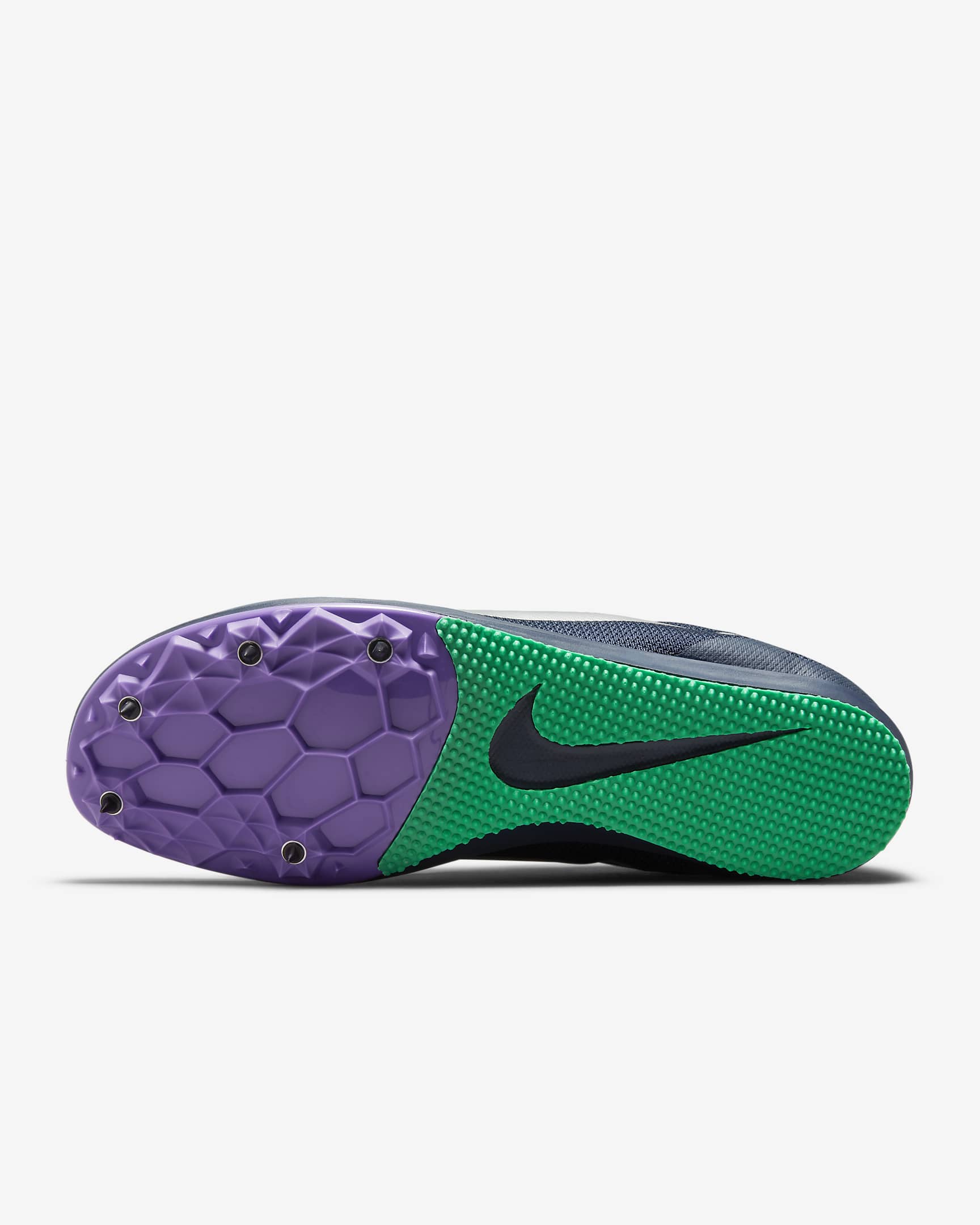 Nike Zoom Rival D 10 Athletics Distance Spikes - Obsidian/Wild Berry/Clear Emerald/Metallic Silver