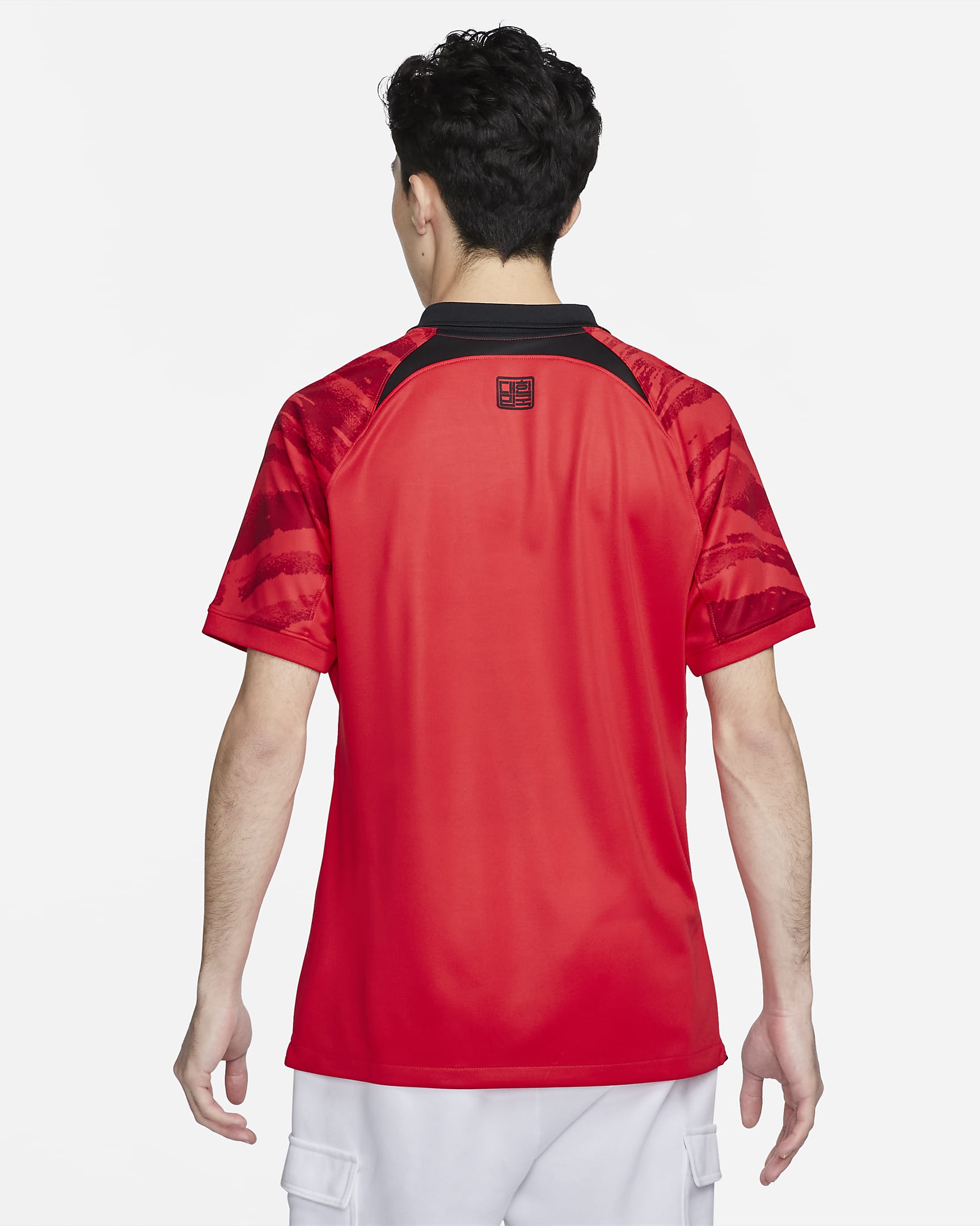 Korea 2022/23 Stadium Home Men's Nike Dri-FIT Football Shirt - Global Red/Pepper Red/Black