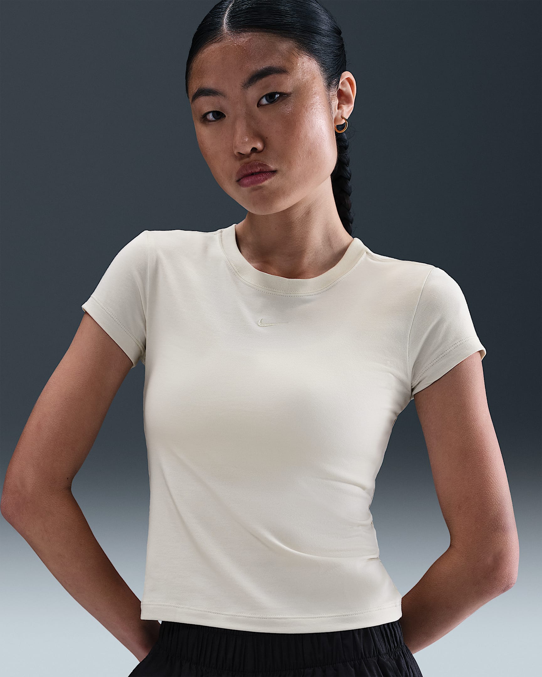 Nike Sportswear Chill Knit Women's T-shirt - Light Bone