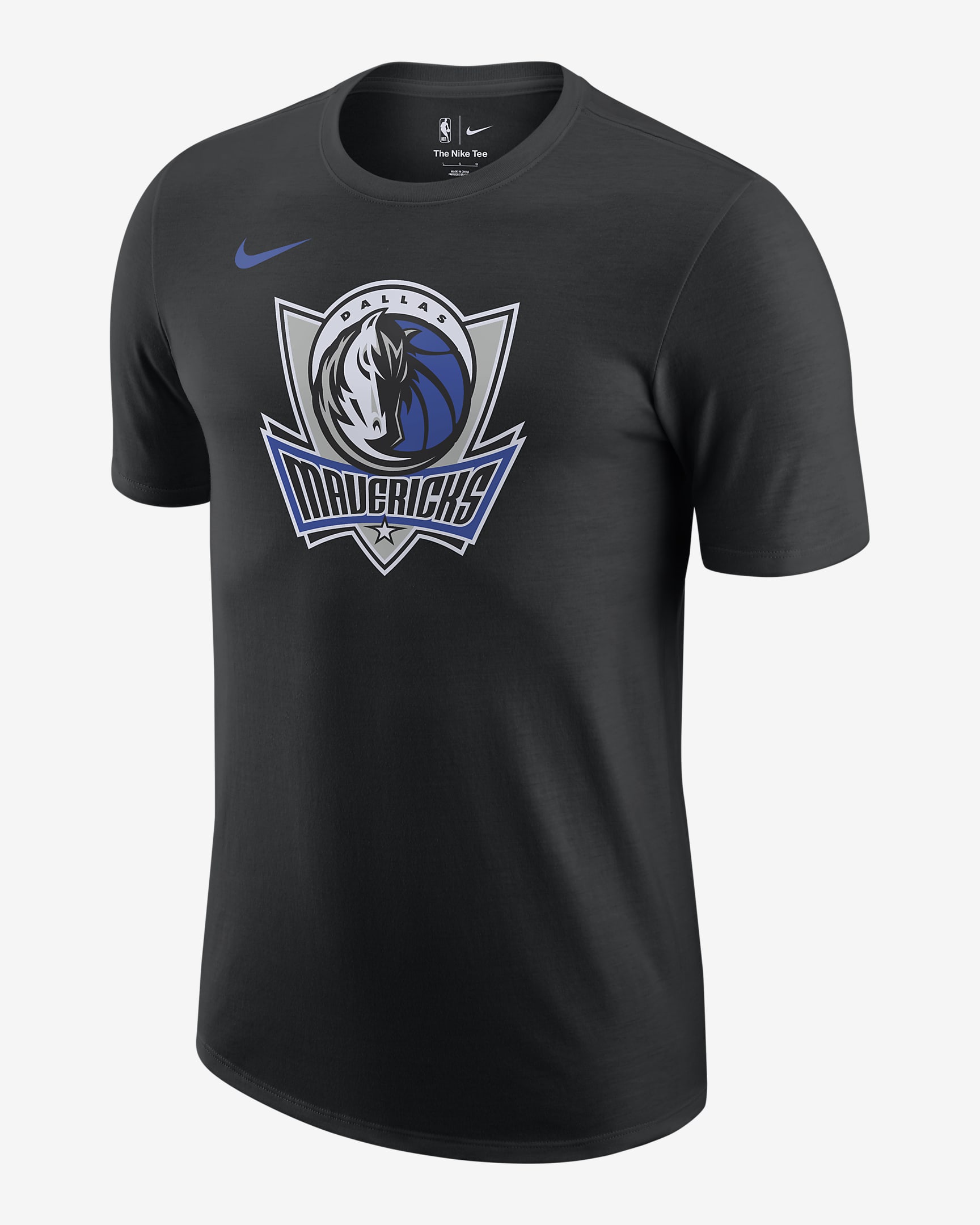 Dallas Mavericks Essential Men's Nike NBA T-Shirt - Black