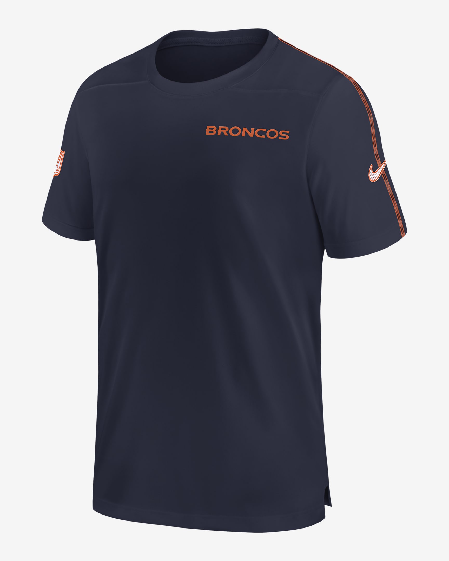 Denver Broncos Sideline Coach Men's Nike Dri-FIT NFL Top - Navy