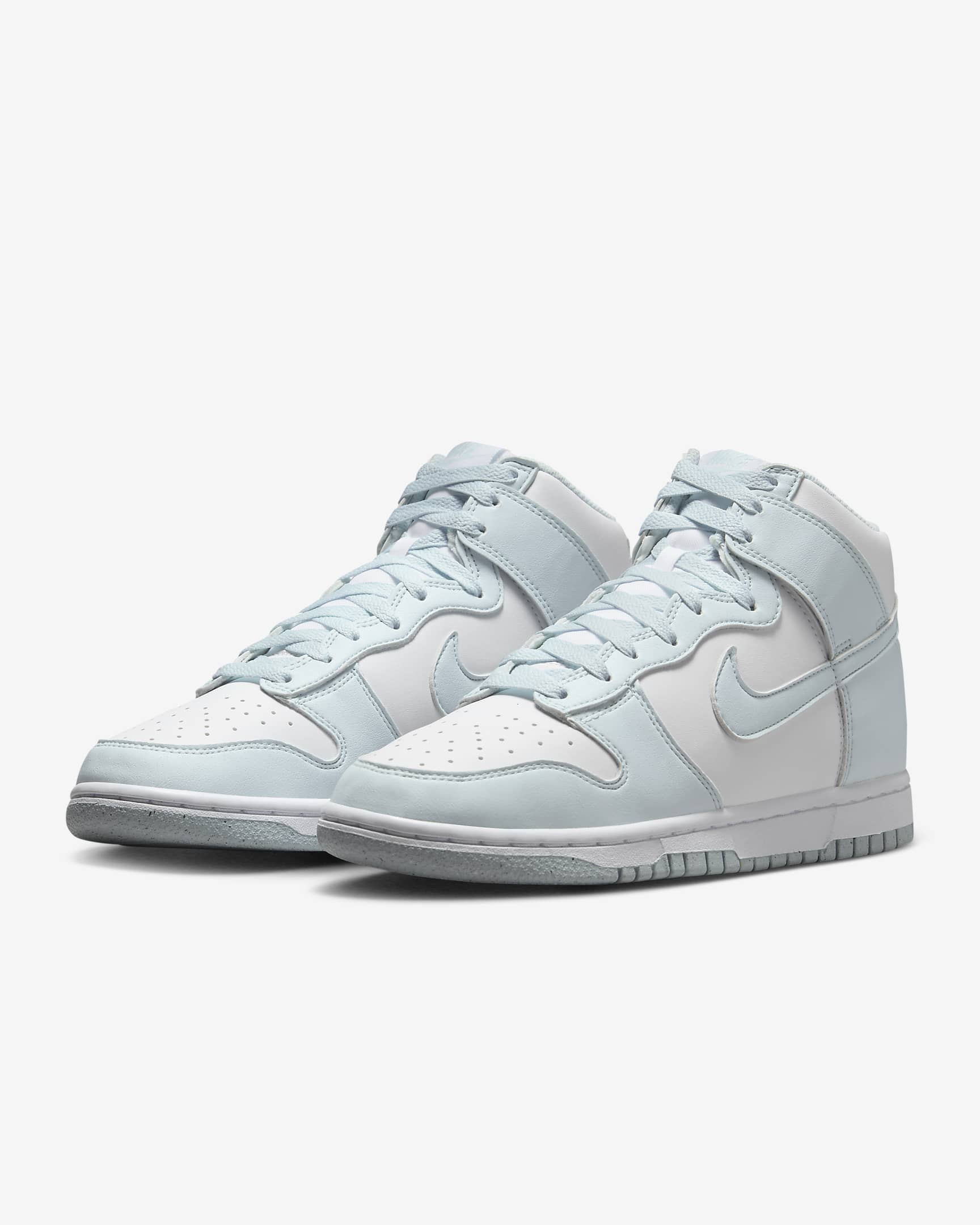 Nike Dunk High Next Nature Women's Shoes - White/White/Glacier Blue