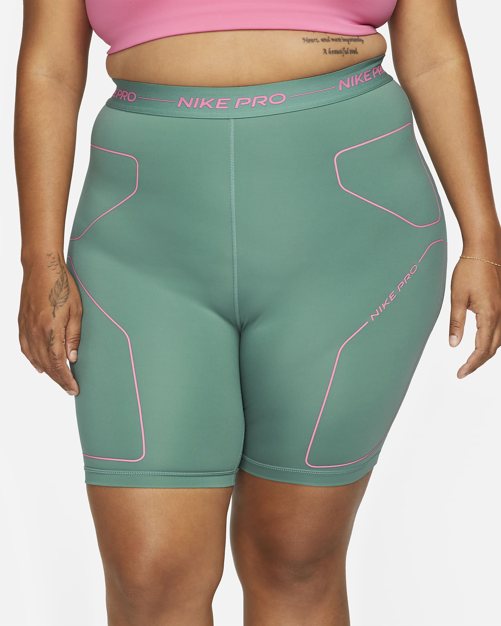 plus size nike pro shorts