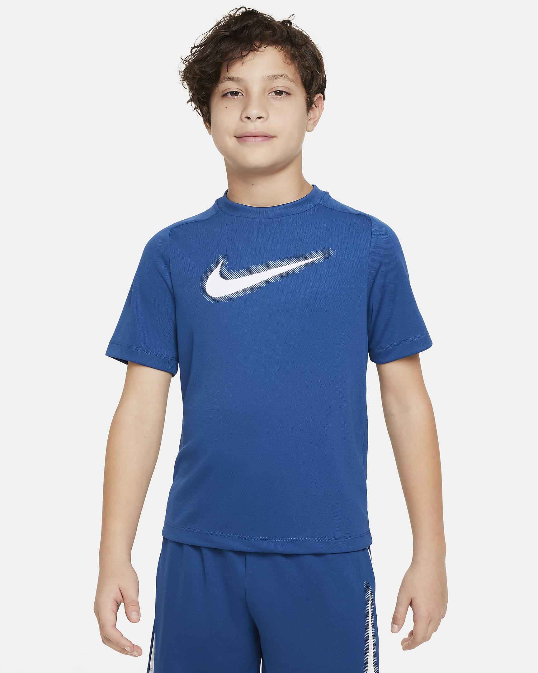 Nike Multi Older Kids' (Boys') Dri-FIT Graphic Training Top. Nike CH