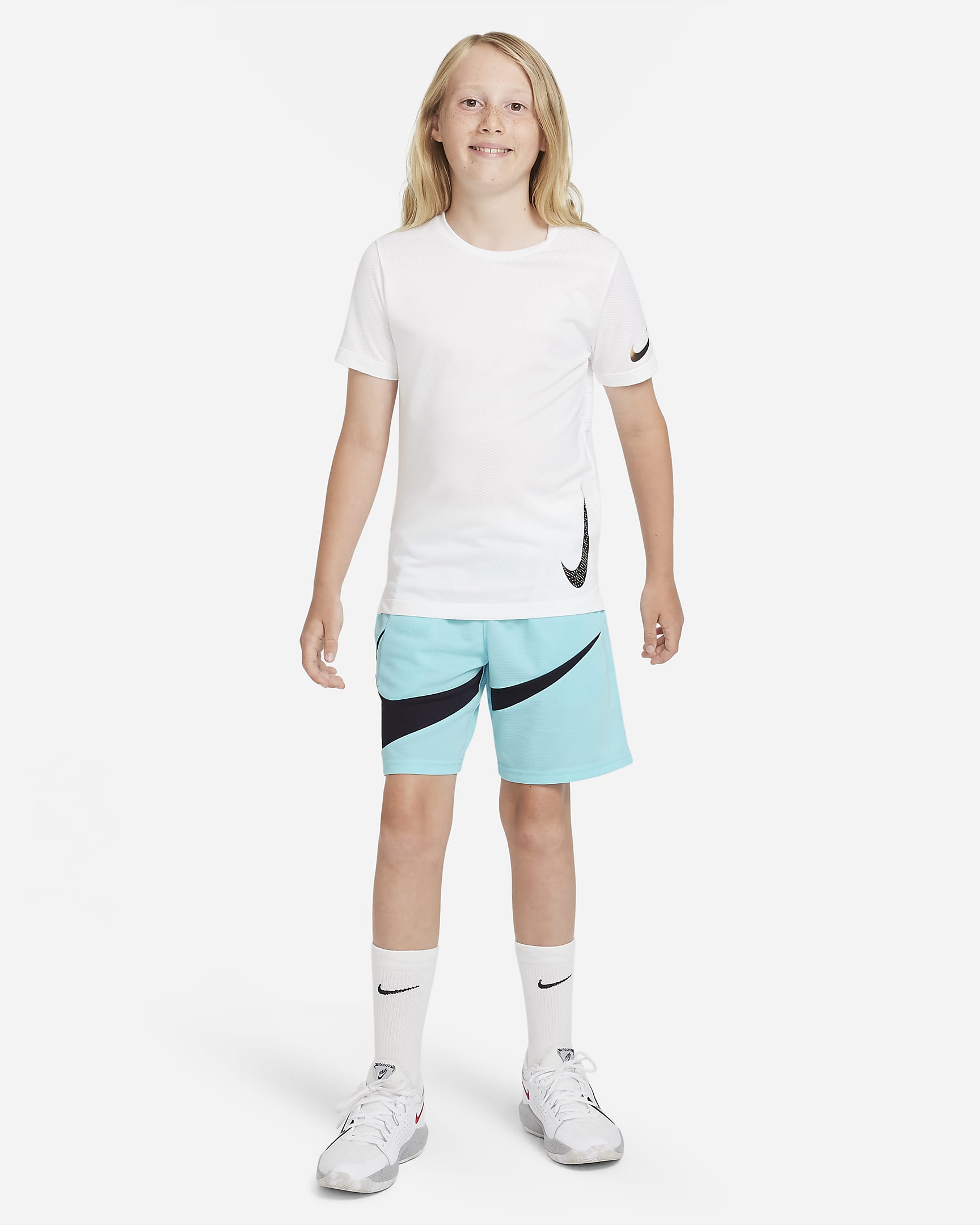 Nike Dri-FIT Older Kids' (Boys') Basketball Shorts. Nike IN