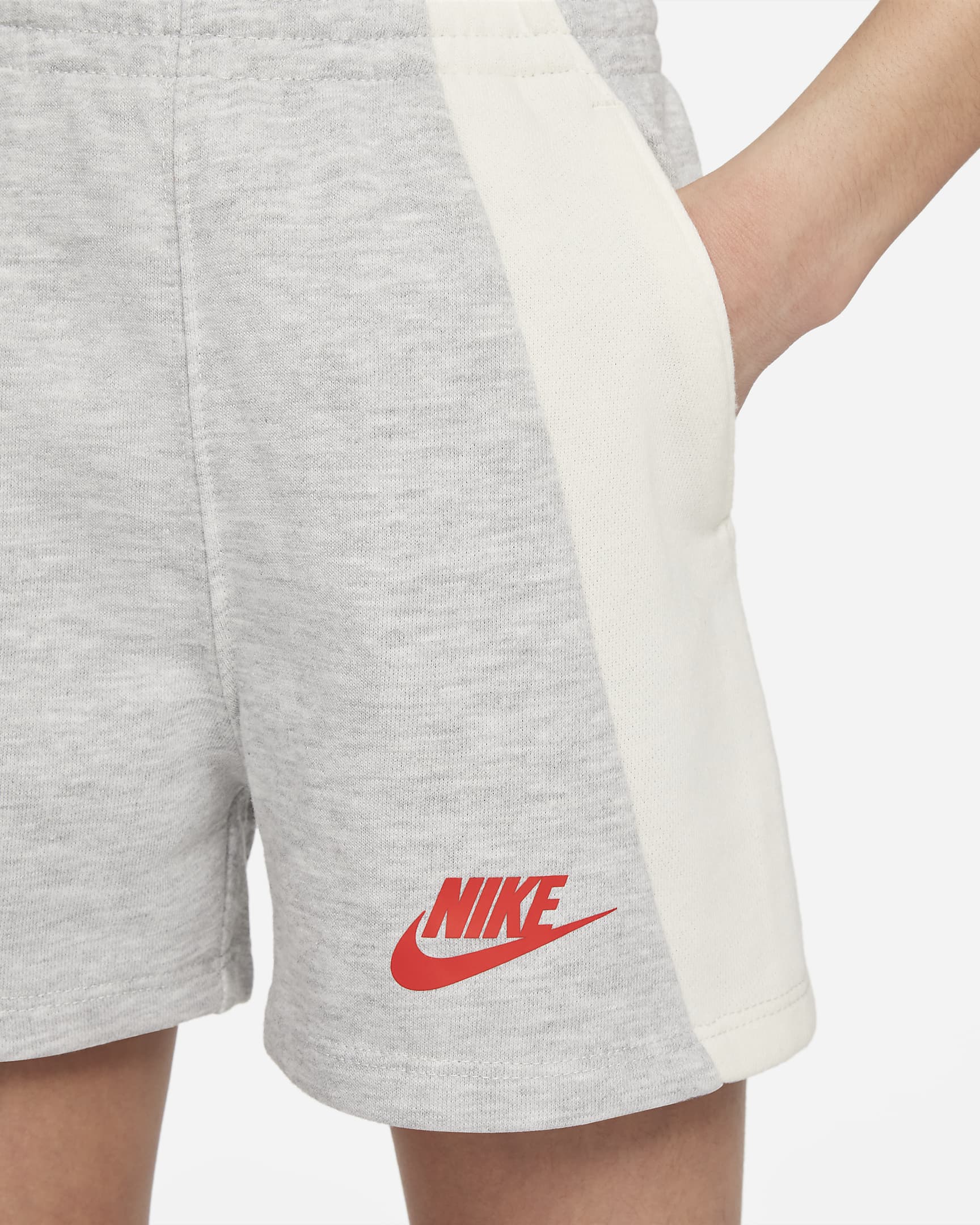 Nike XO Swoosh French Terry Shorts Little Kids' Shorts.