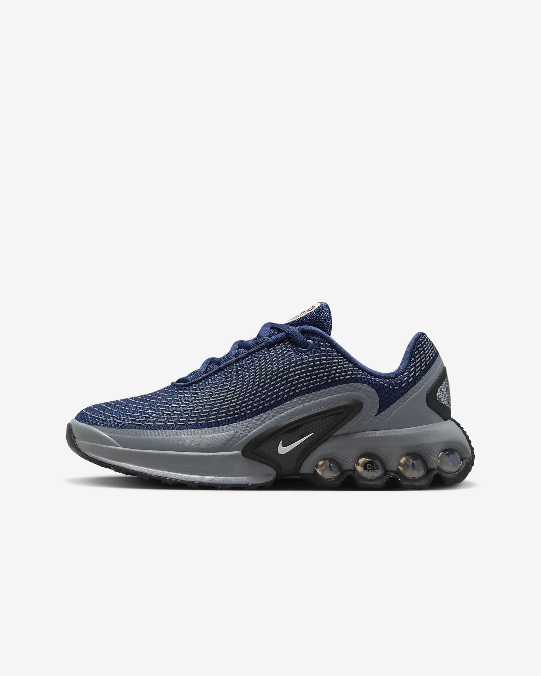 Nike Air Max Dn Genç Çocuk Ayakkabısı - Midnight Navy/Cool Grey/Siyah/Beyaz