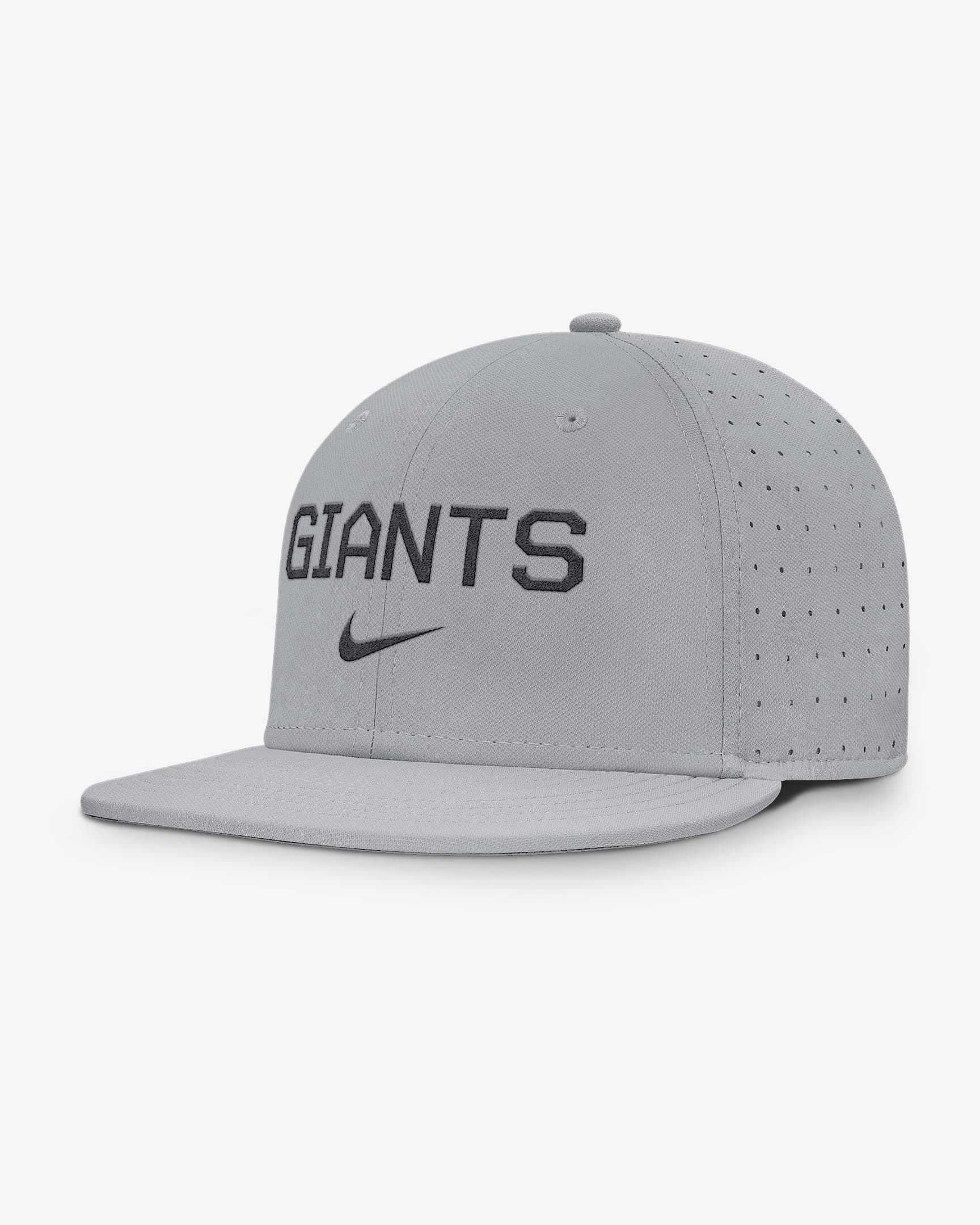 Gorra Nike AeroBill de la MLB ajustada para hombre San Francisco Giants True - Gris
