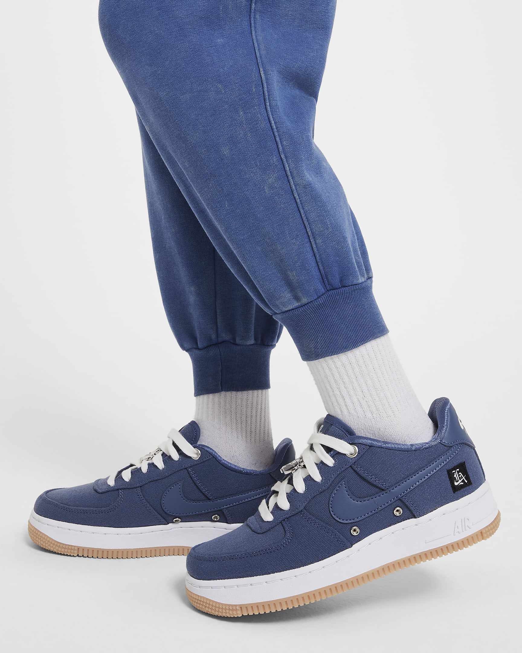 Pantalon de basket en tissu Fleece Nike Culture of Basketball pour ado - Mystic Navy/Denim Turquoise/Mystic Navy