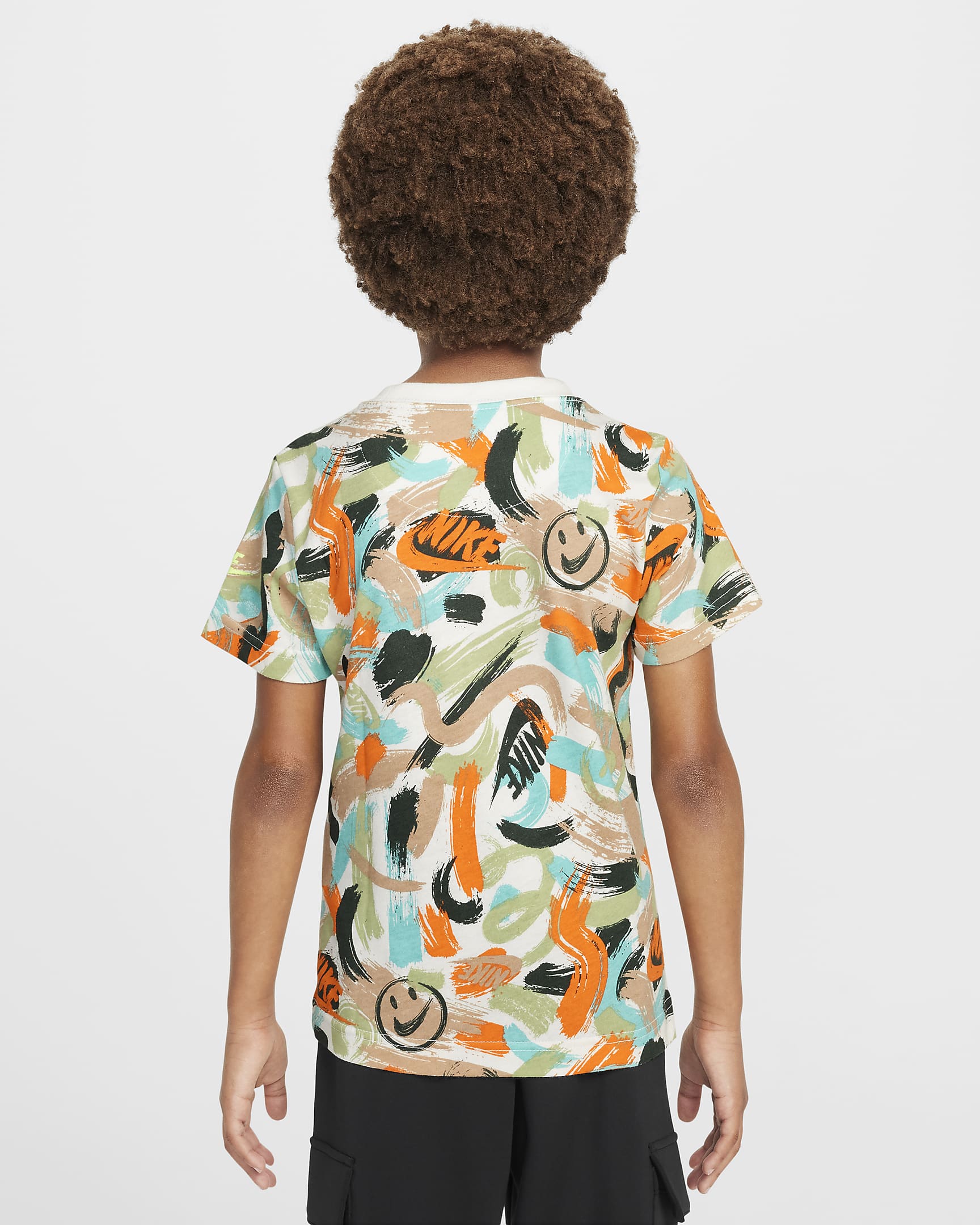 Nike "Express Yourself" Little Kids' Printed T-Shirt - Sail