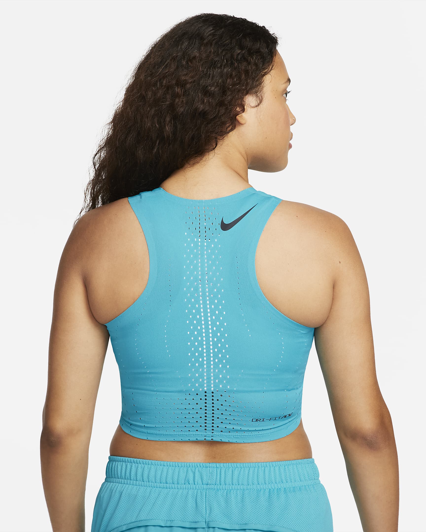 Nike Dri Fit Adv Aeroswift Womens Running Crop Top Nike Lu