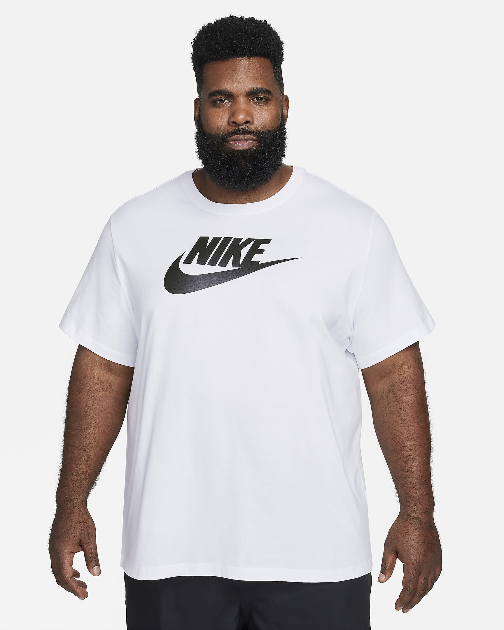 T-shirt Nike Sportswear pour Homme - Blanc/Noir