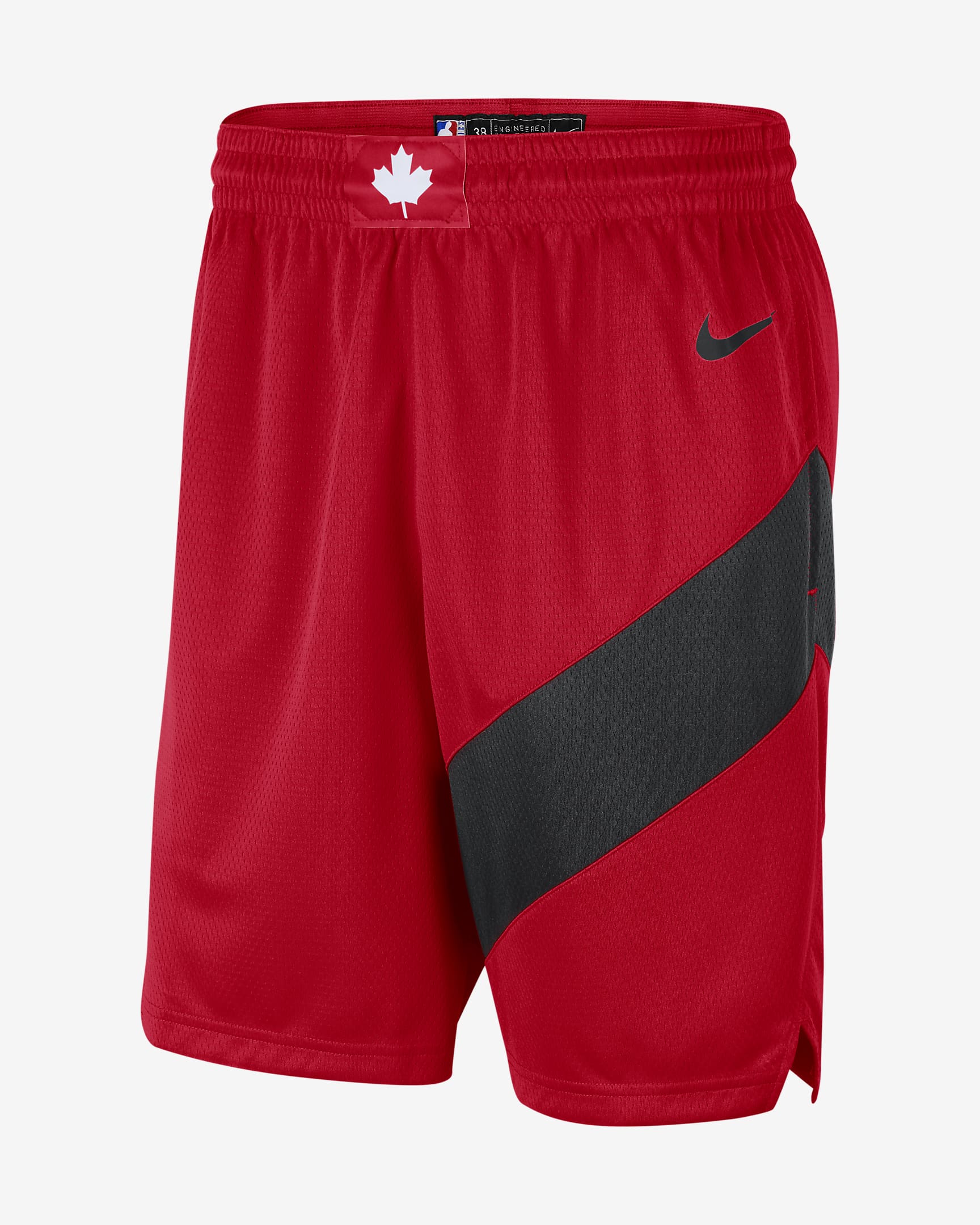 Toronto Raptors Icon Edition 2020 Men's Nike NBA Swingman Shorts - University Red/Black