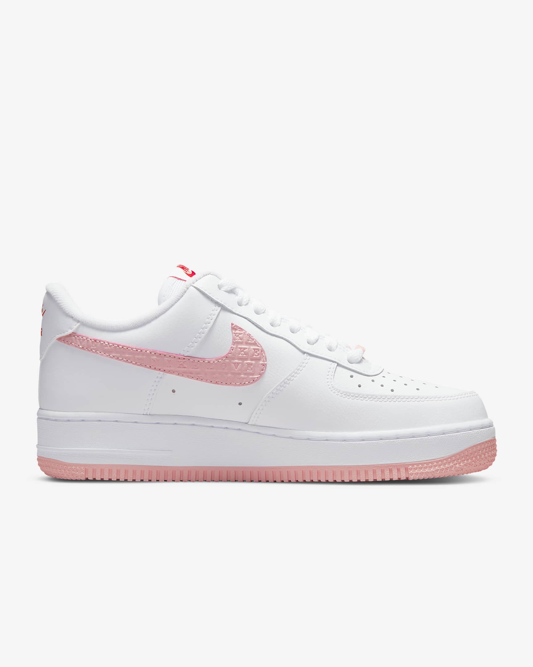 Nike Air Force 1 '07 Women's Shoes - White/University Red/Sail/Atmosphere