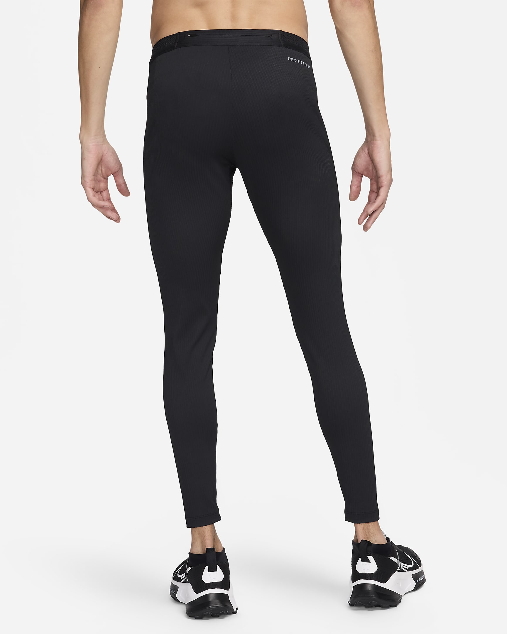 Nike AeroSwift Dri-FIT ADV Lauf-Tights für Herren - Schwarz/Summit White