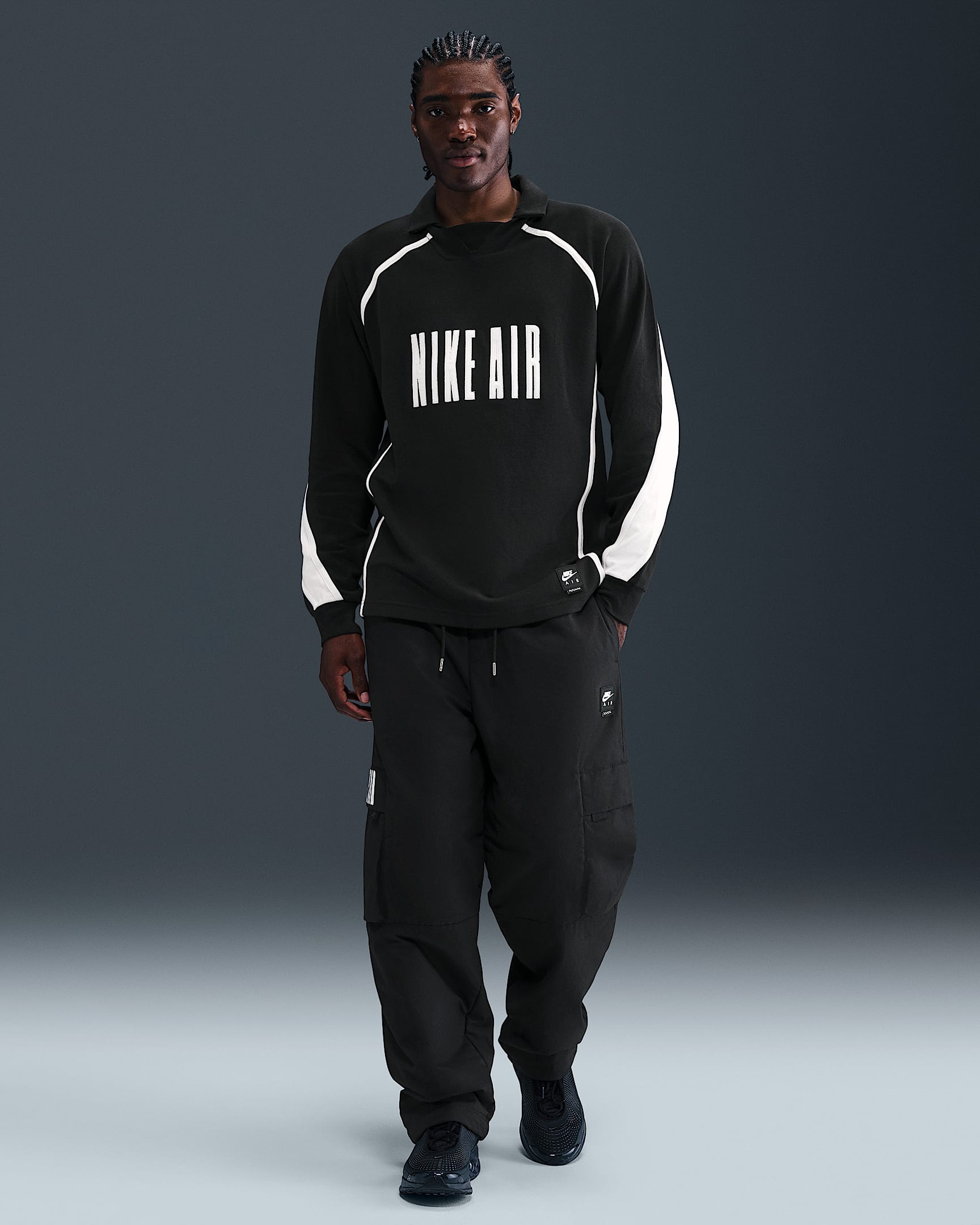 Nike Air Men's Insulated Cargo Pants - Black/White
