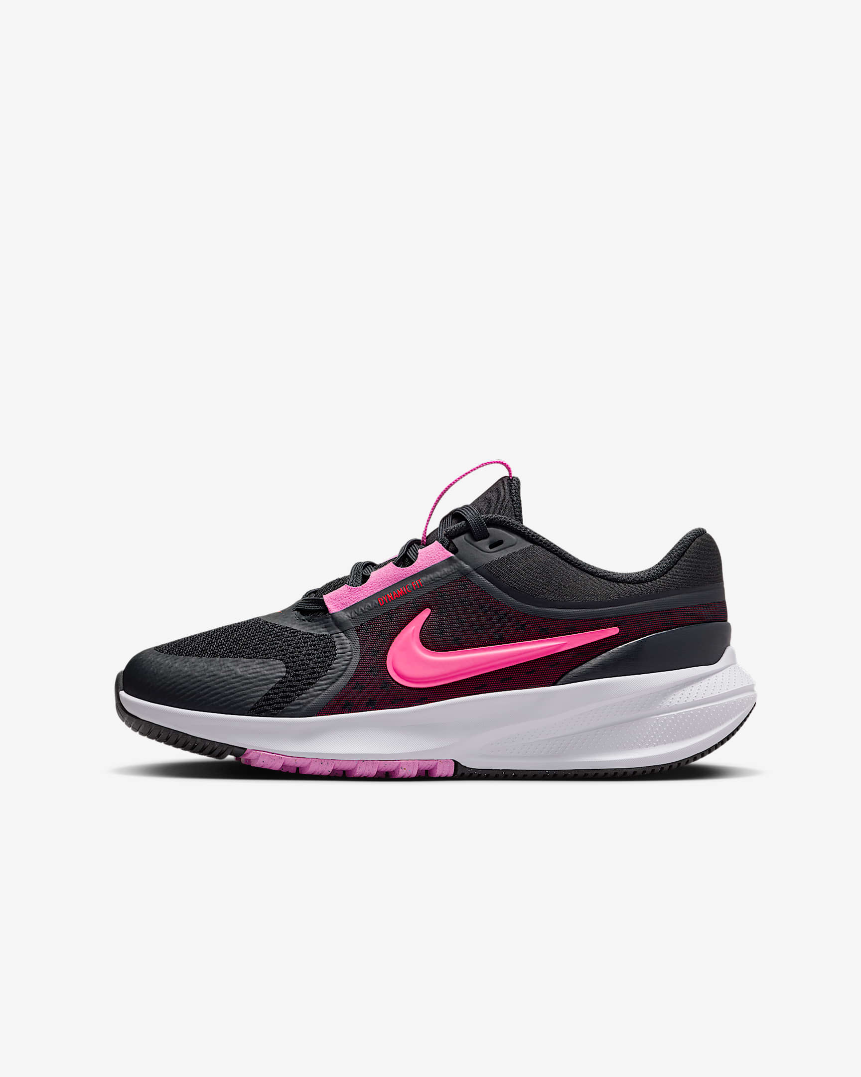 Nike Star Runner 5 Big Kids' Running Shoes - Off Noir/Playful Pink/Bright Crimson/Hyper Pink