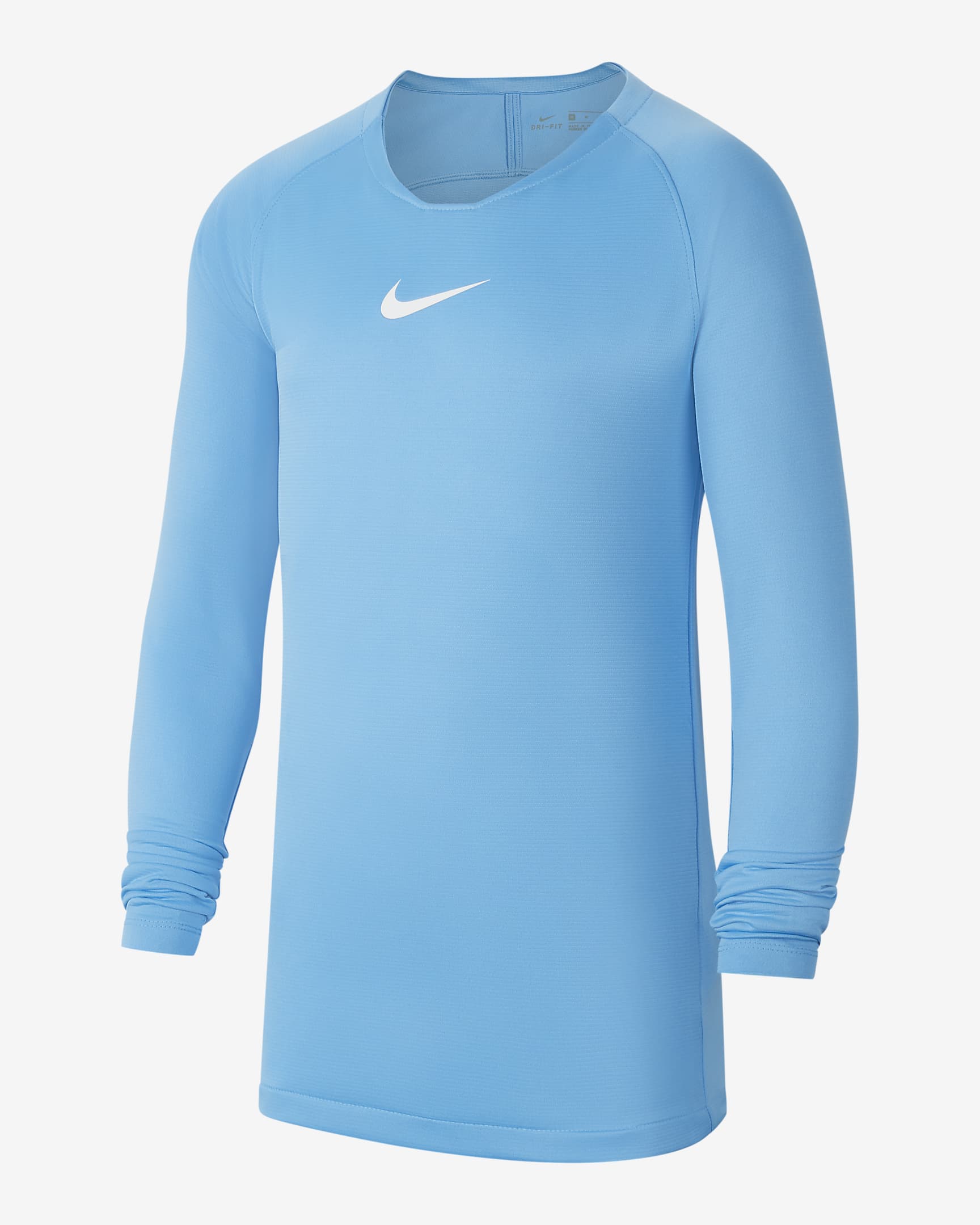 Nike Dri-FIT Park First Layer Kids' Soccer Jersey - University Blue/White