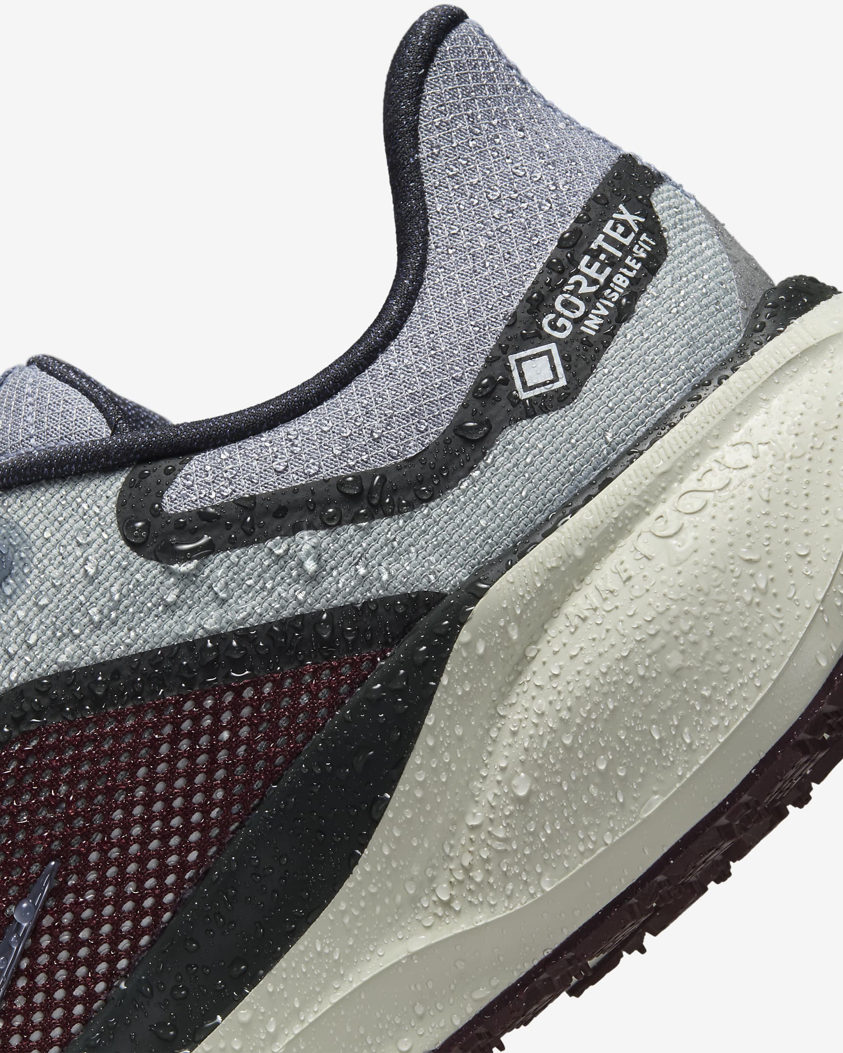 Nike Pegasus 41 GORE-TEX Men's Waterproof Road Running Shoes - Light Pumice/Burgundy Crush/Dark Smoke Grey/Ashen Slate