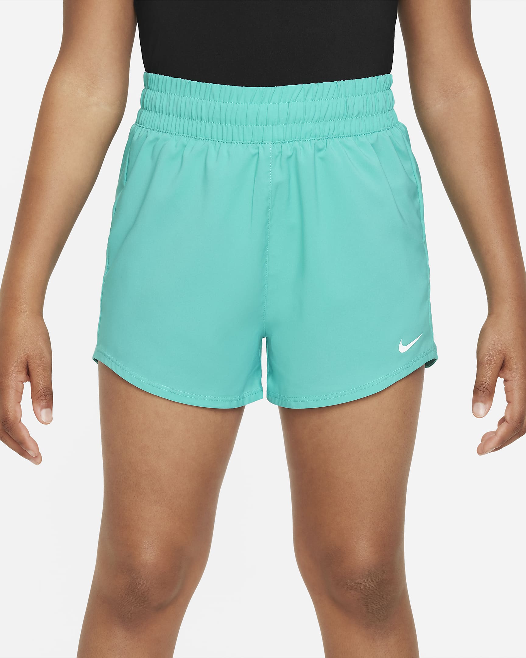 Nike One Older Kids' (Girls') DriFIT HighWaisted Woven Training Shorts. Nike SE