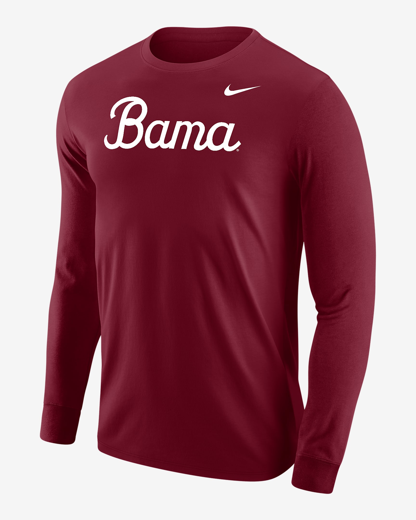 Alabama Men's Nike College Long-Sleeve T-Shirt - Team Crimson