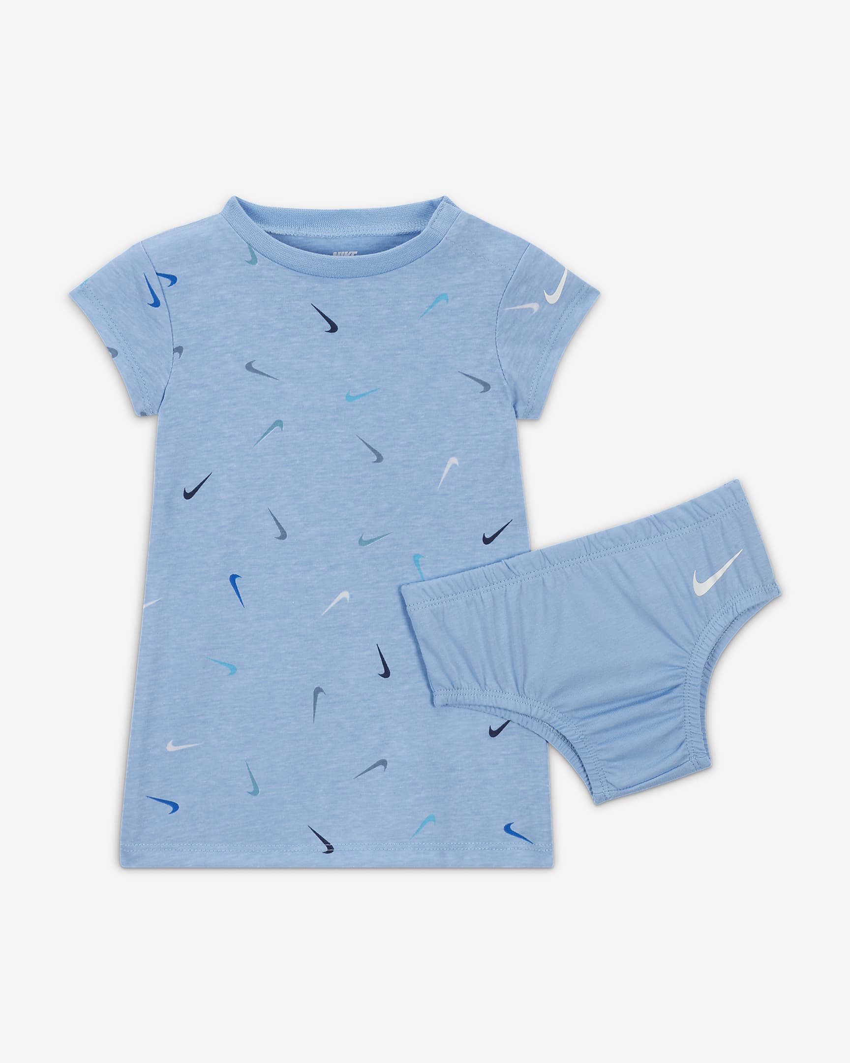 Nike Swoosh Printed Tee Dress Baby Dress. Nike.com