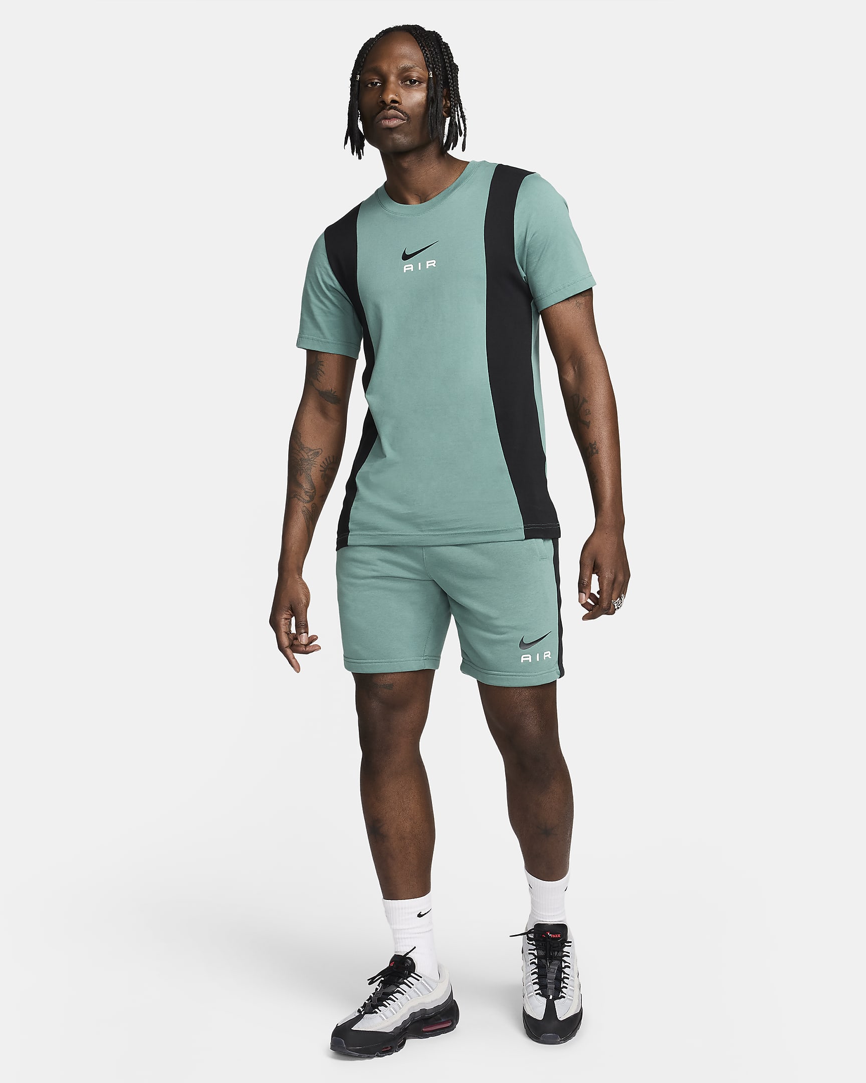 Short en molleton Nike Air pour homme - Bicoastal/Noir