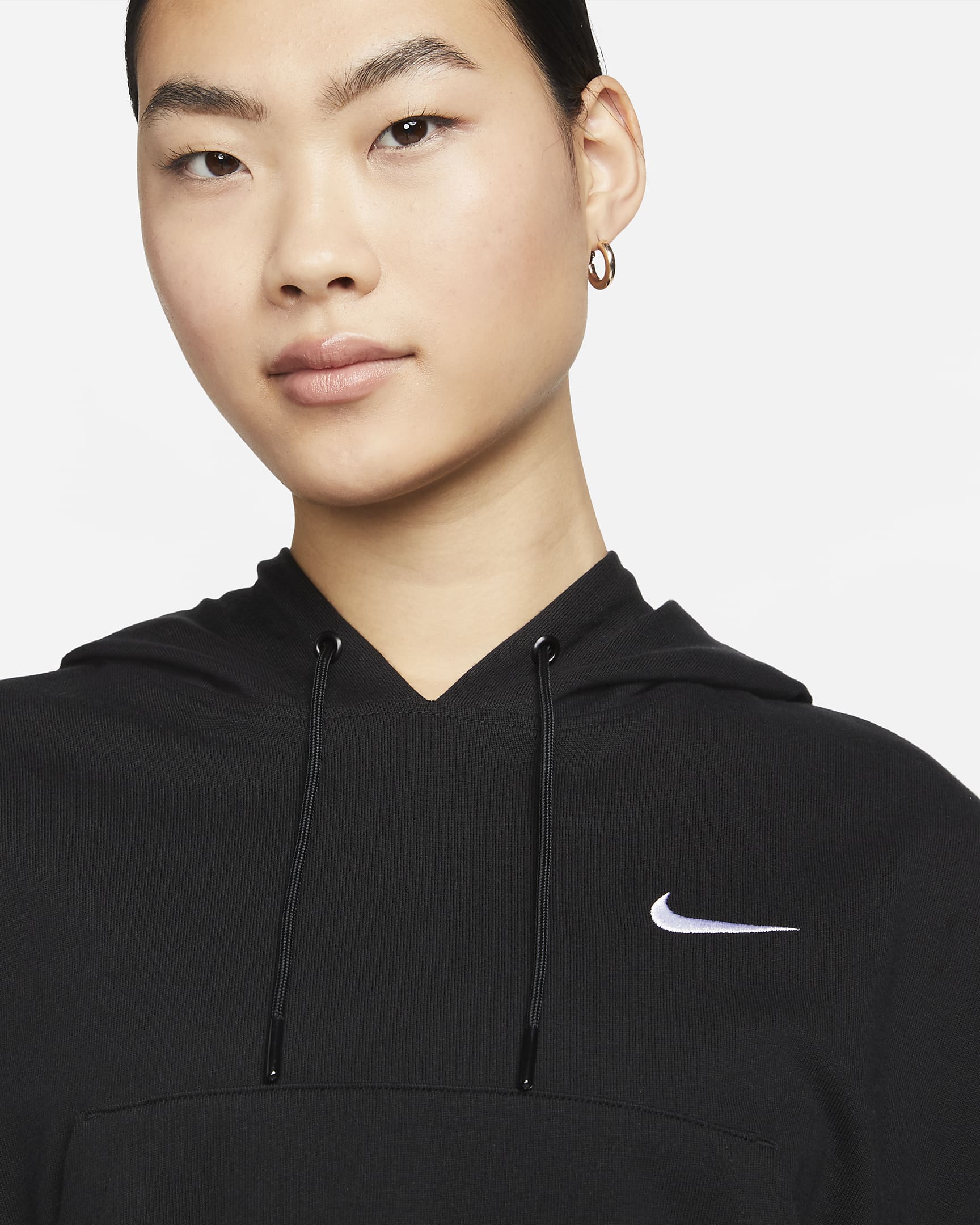 Nike Sportswear Women's Oversized Jersey Pullover Hoodie. Nike HR