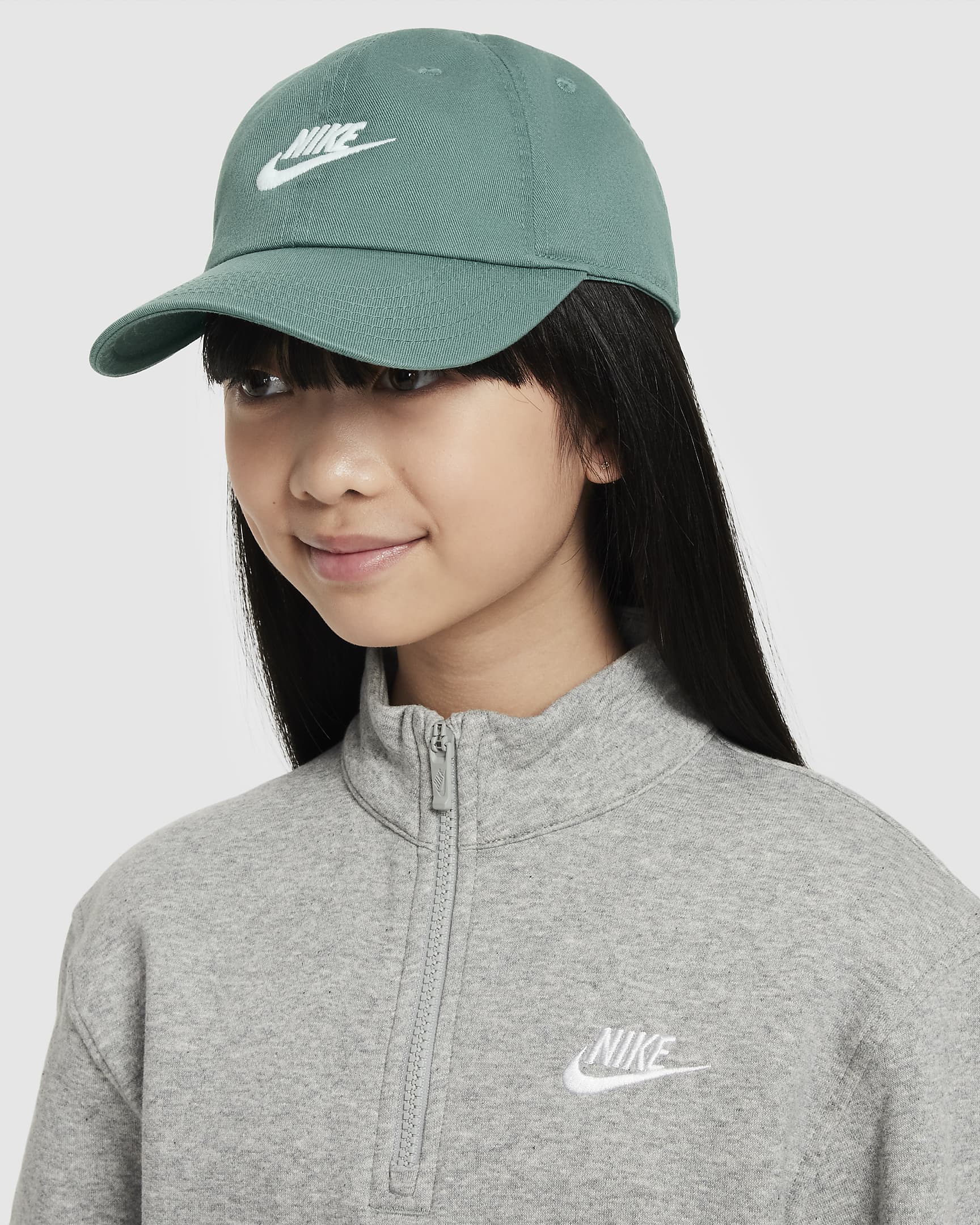 Nike Club Kids' Unstructured Futura Wash Cap - Bicoastal/White