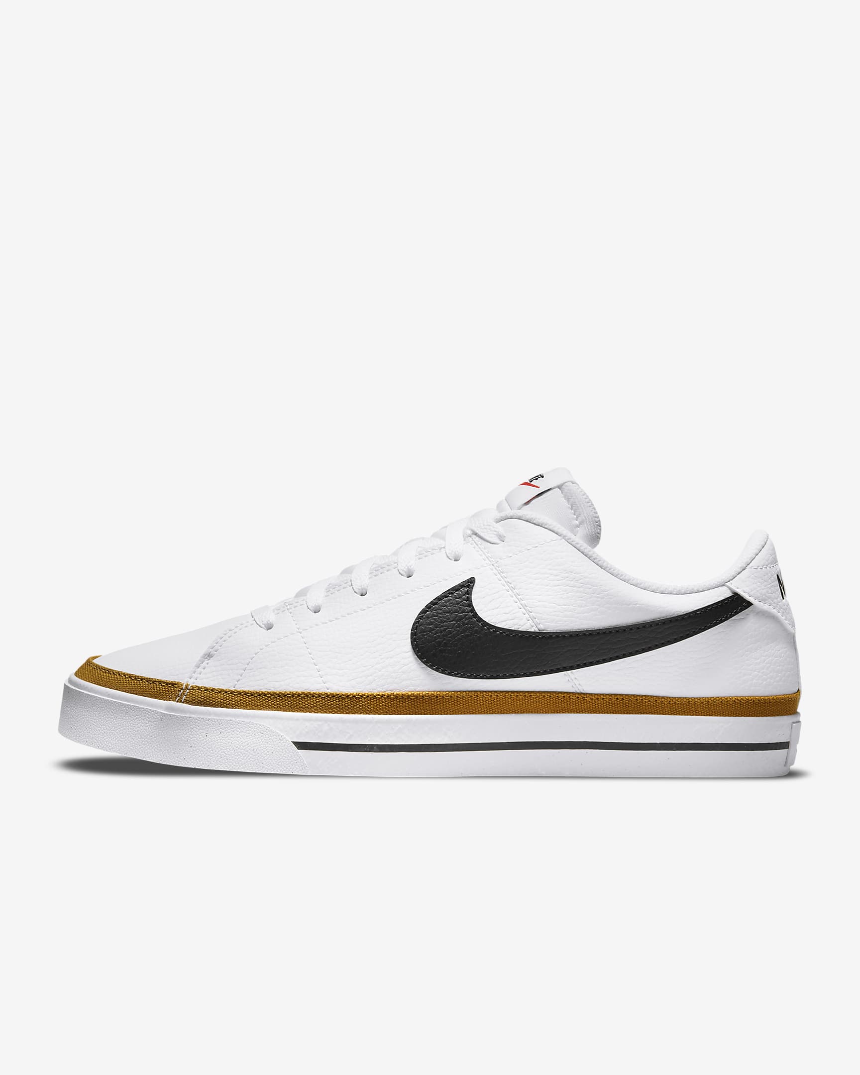 Calzado para hombre Nike Court Legacy - Blanco/Ocre desierto/Negro