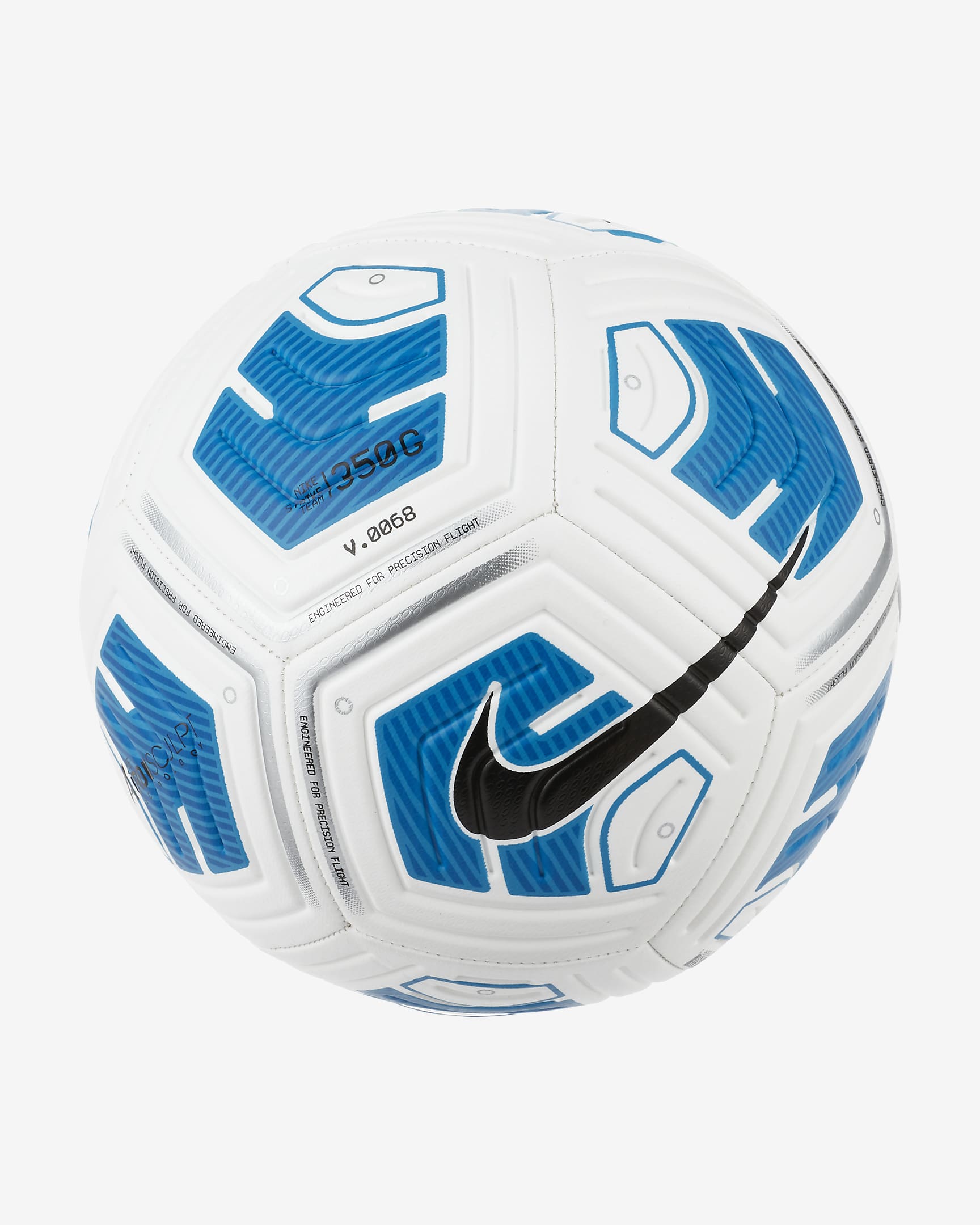 Nike Strike Team Fußball (350 Gramm) - Weiß/Blau/Schwarz