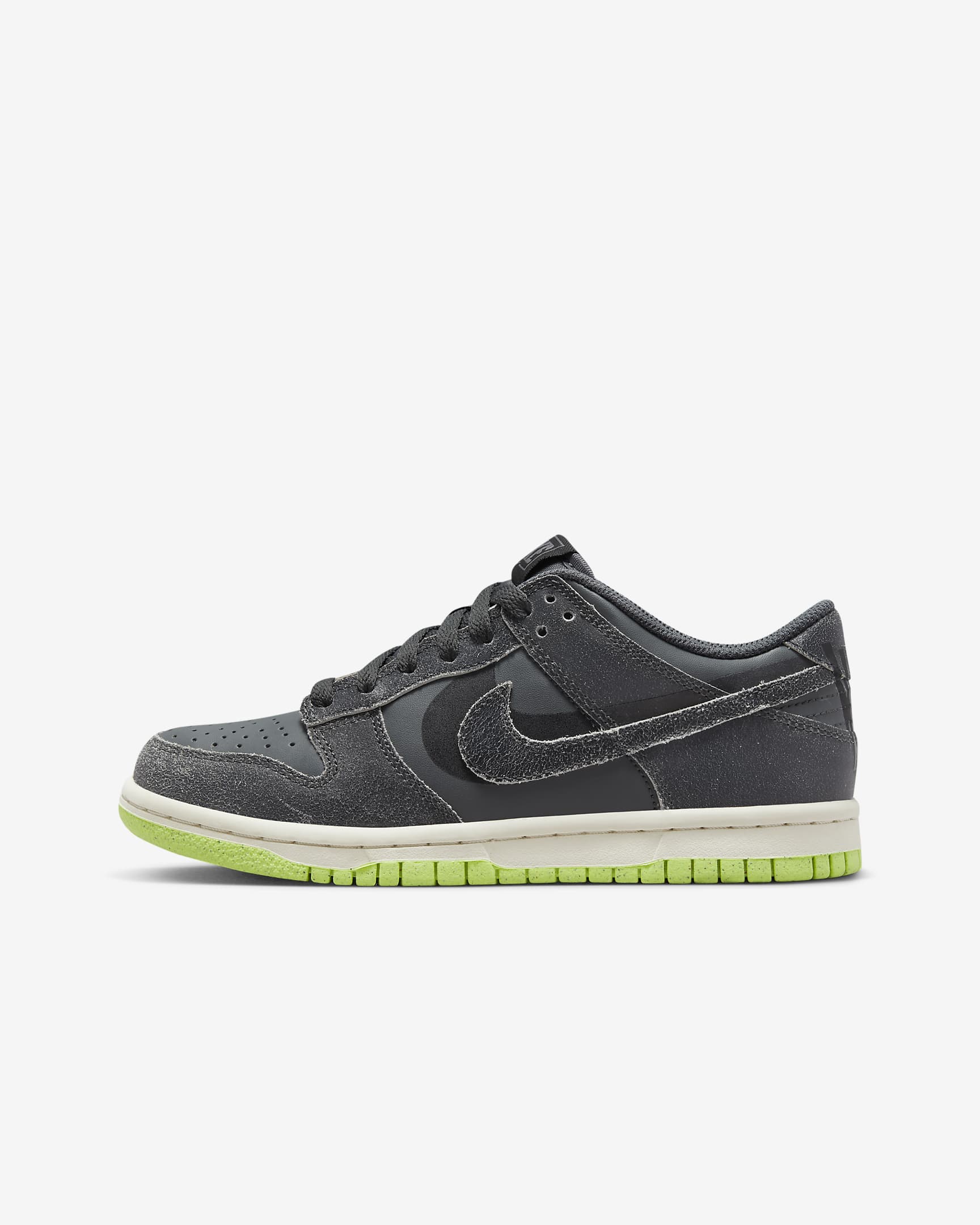 Nike Dunk Low SE Older Kids' Shoes - Iron Grey/Ghost Green/Scream Green/Phantom