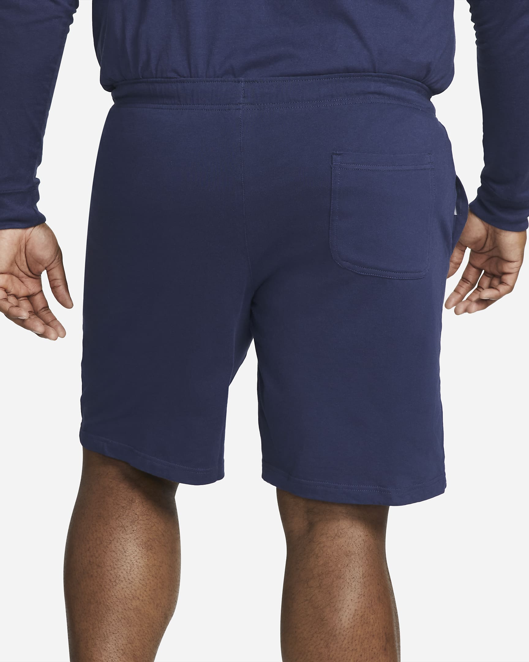 Short Nike Sportswear Club pour Homme - Midnight Navy/Blanc