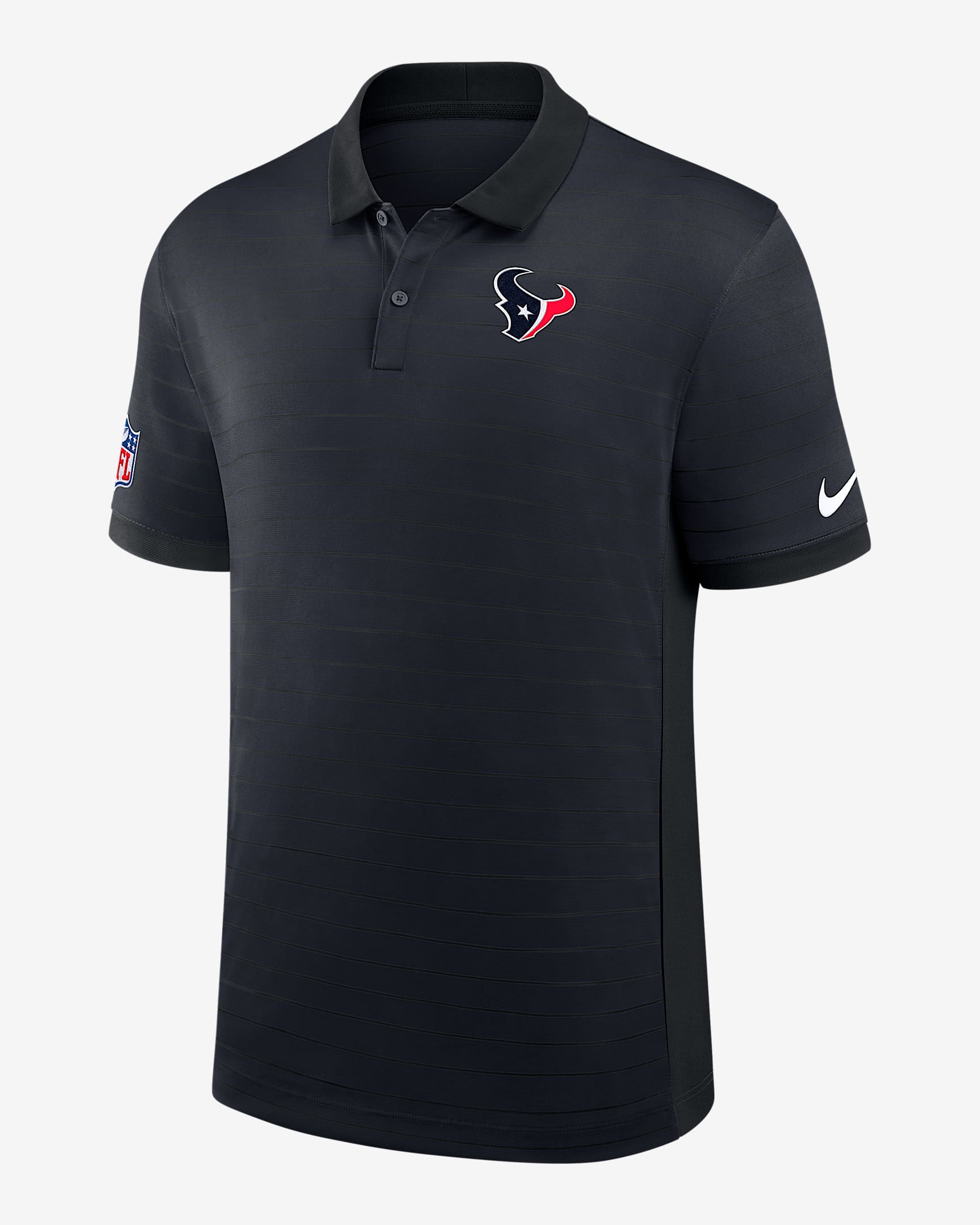 Houston Texans Sideline Victory Stripe Men's Nike Dri-FIT NFL Polo - Blue