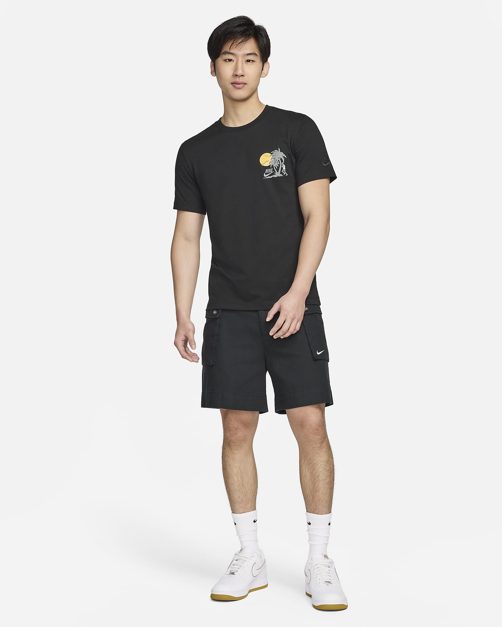 Playera para hombre Nike Sportswear - Negro/Negro