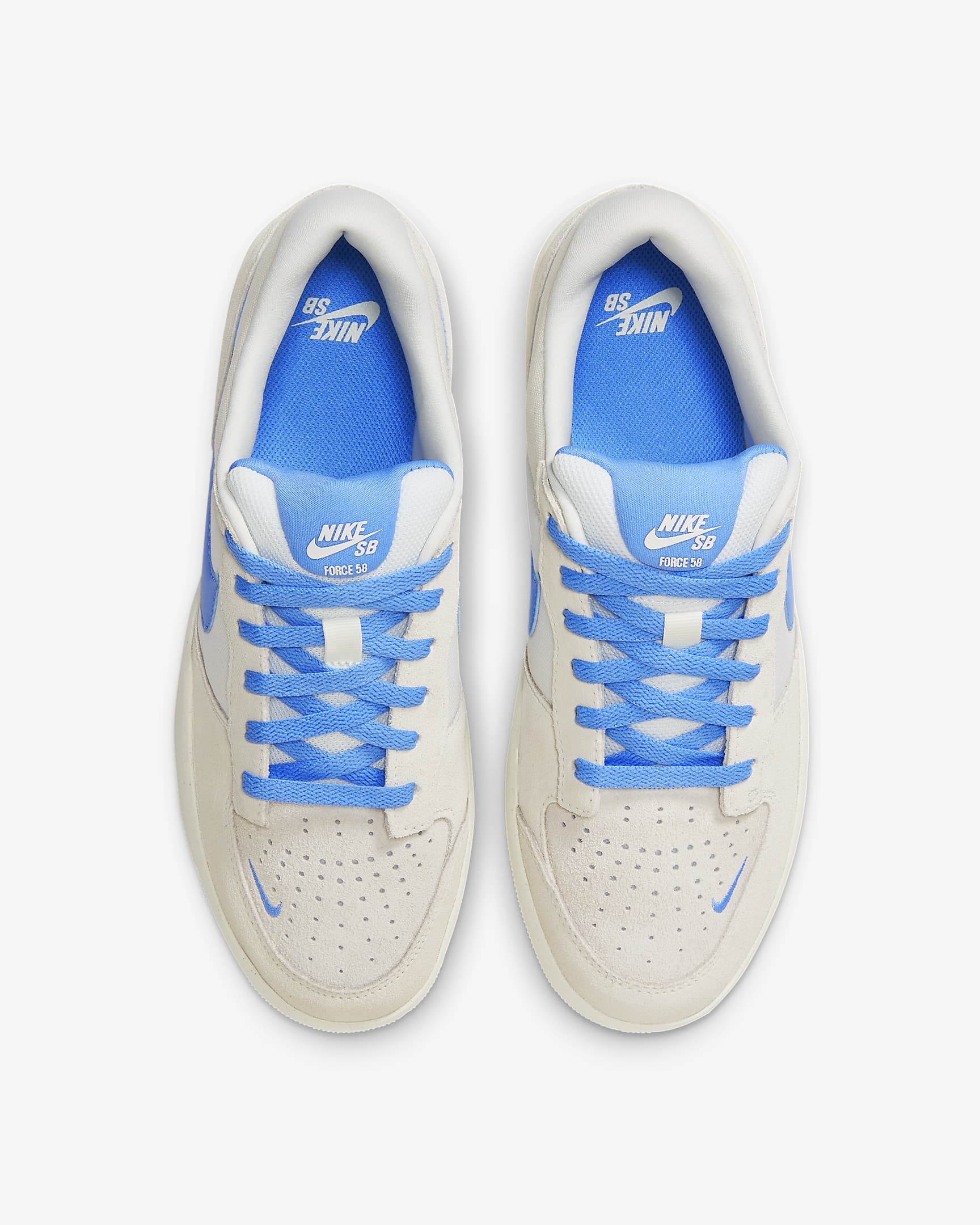 Tenis de skateboarding Nike SB Force 58 - Fantasma/Blanco cumbre/Vela/Azul universitario