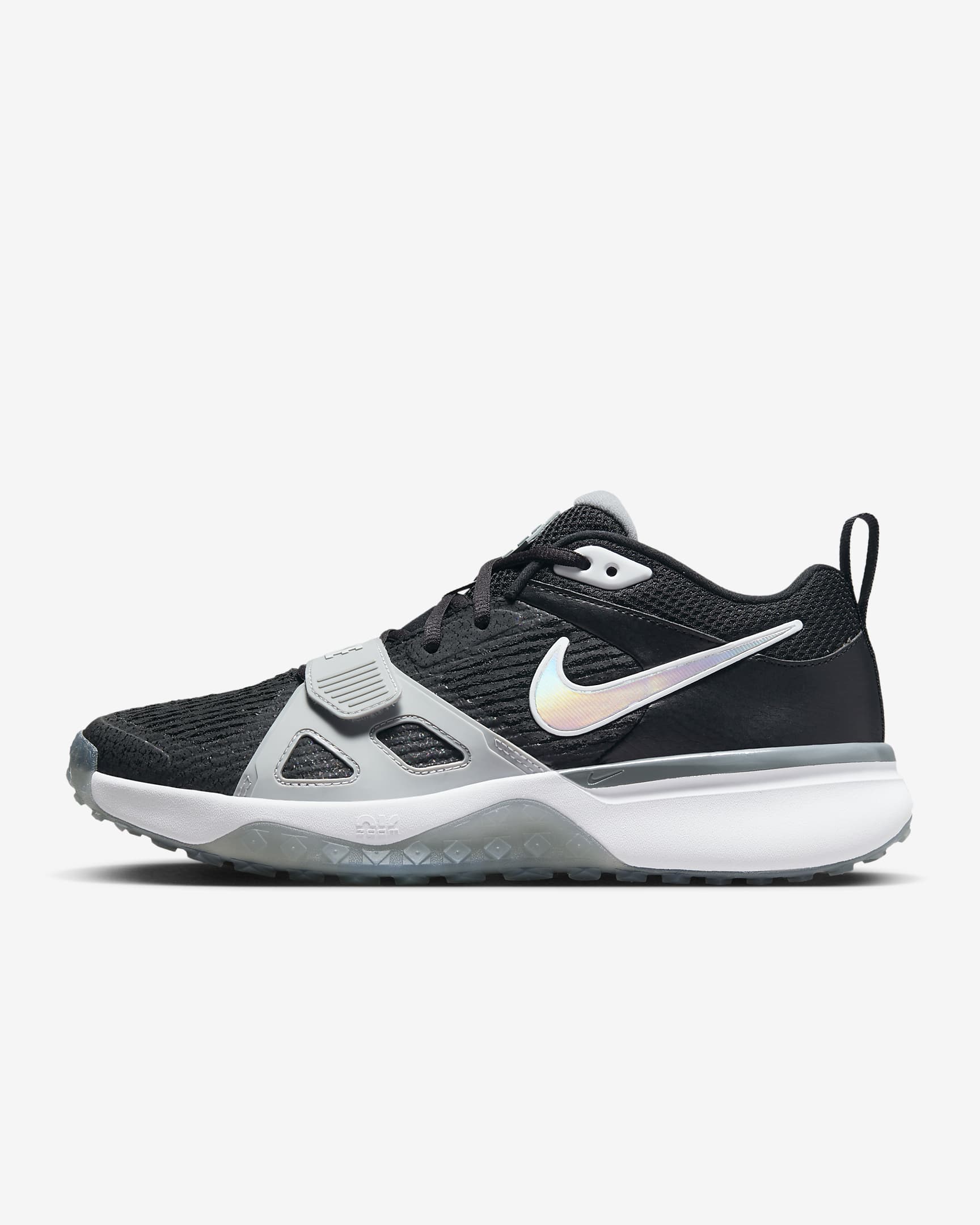 Tenis de béisbol para hombre Nike Air Zoom Diamond Elite Turf - Negro/Gris lobo/Gris azulado/Blanco