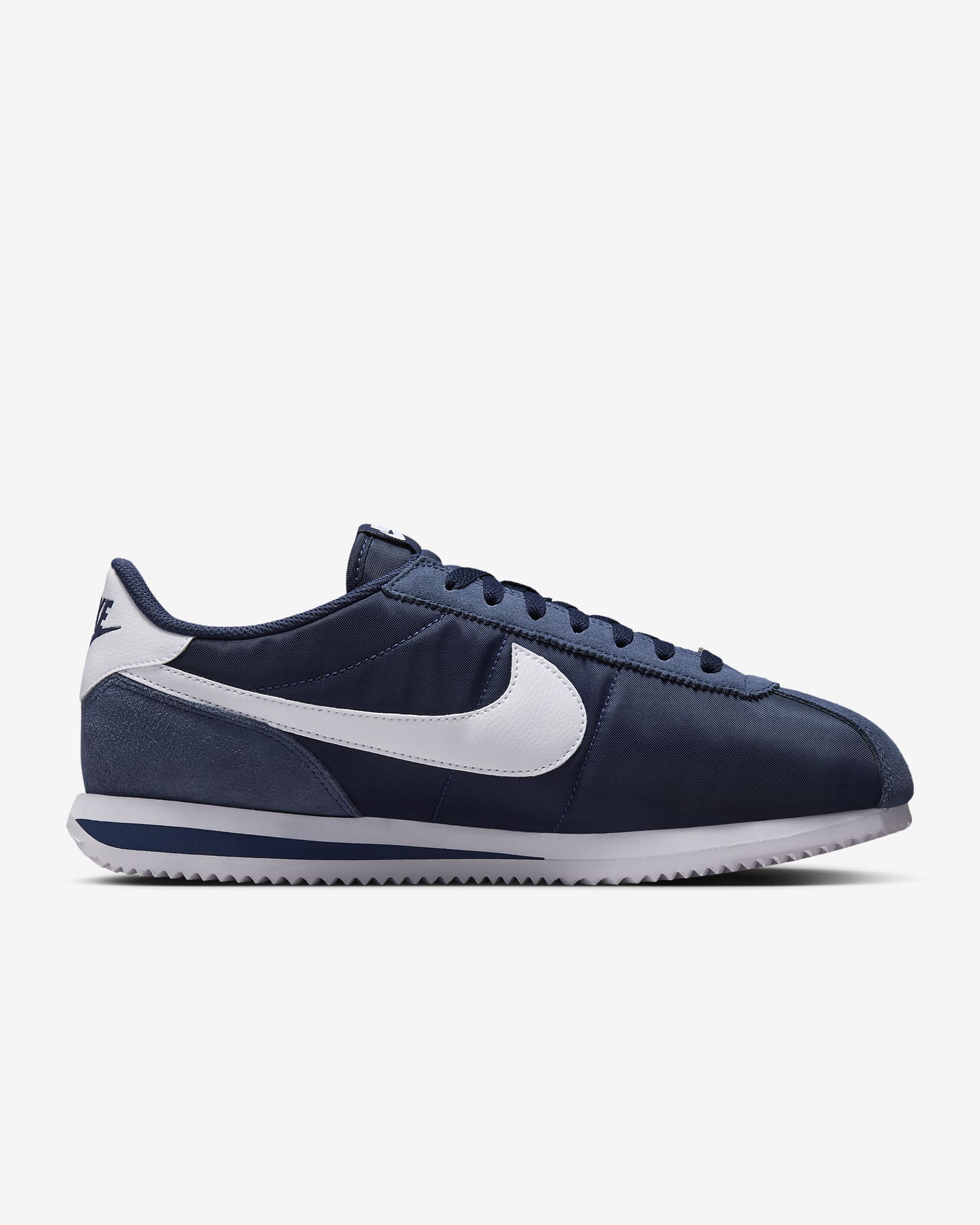 Tenis para hombre Nike Cortez Textile - Azul marino medianoche/Blanco