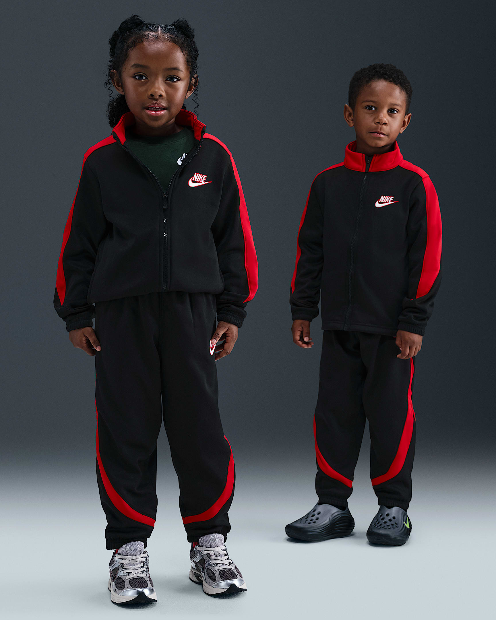 Nike Little Kids' 2-Piece Propus Colorblocked Set - Black