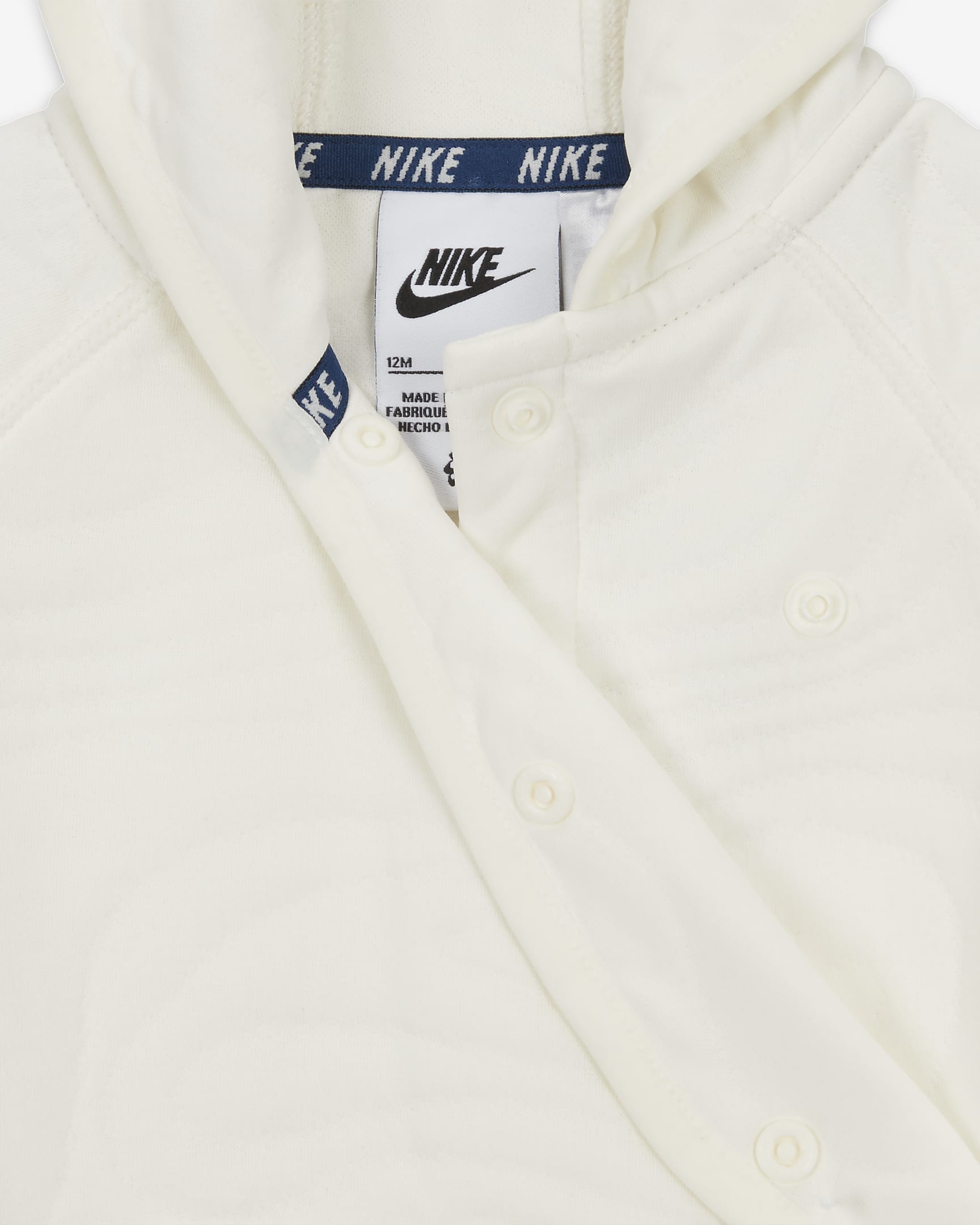 Nike ReadySet Baby 2-Piece Snap Jacket Set - Sail