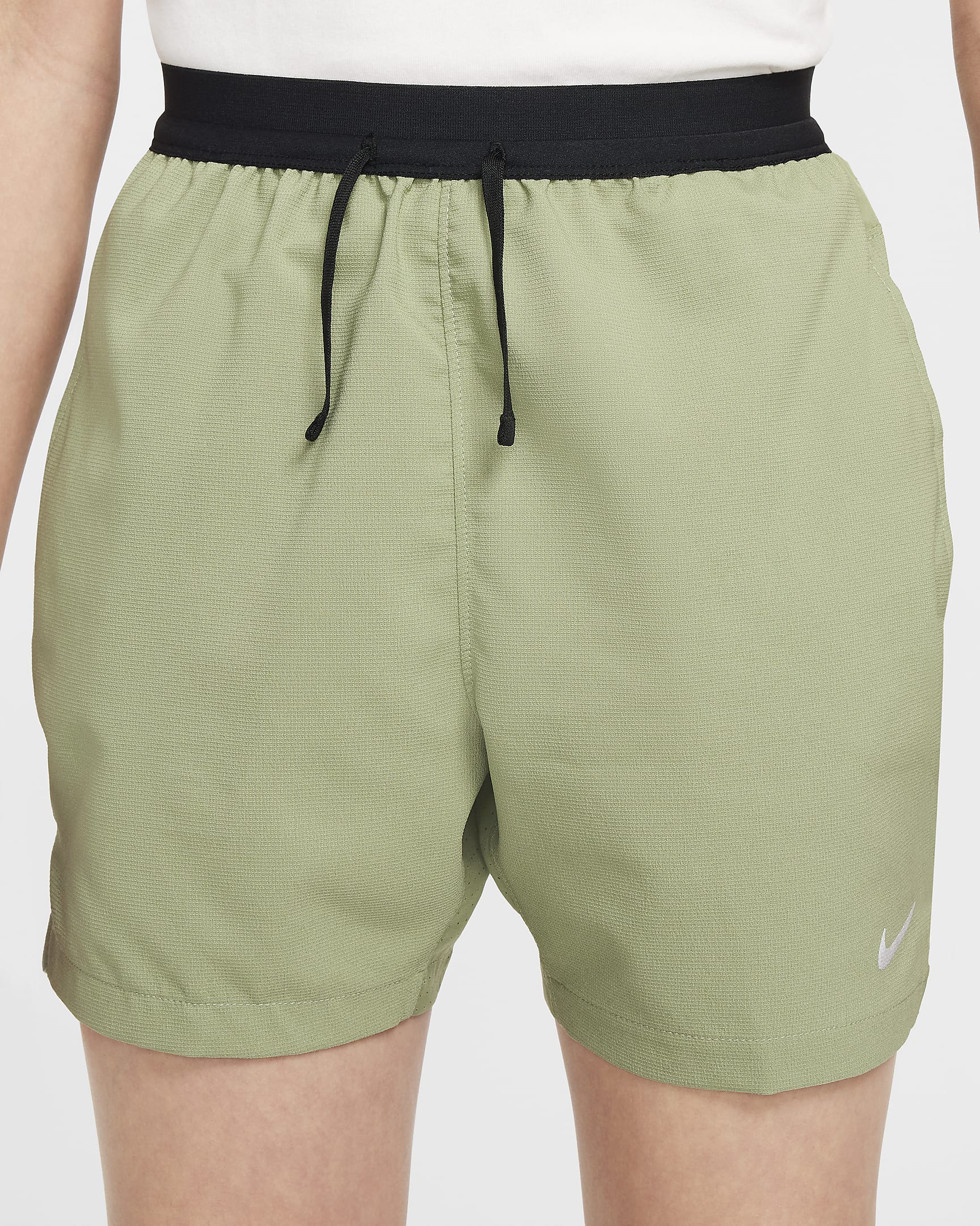 Nike Multi Tech EasyOn Big Kids' (Boys') Dri-FIT Training Shorts - Oil Green/Black