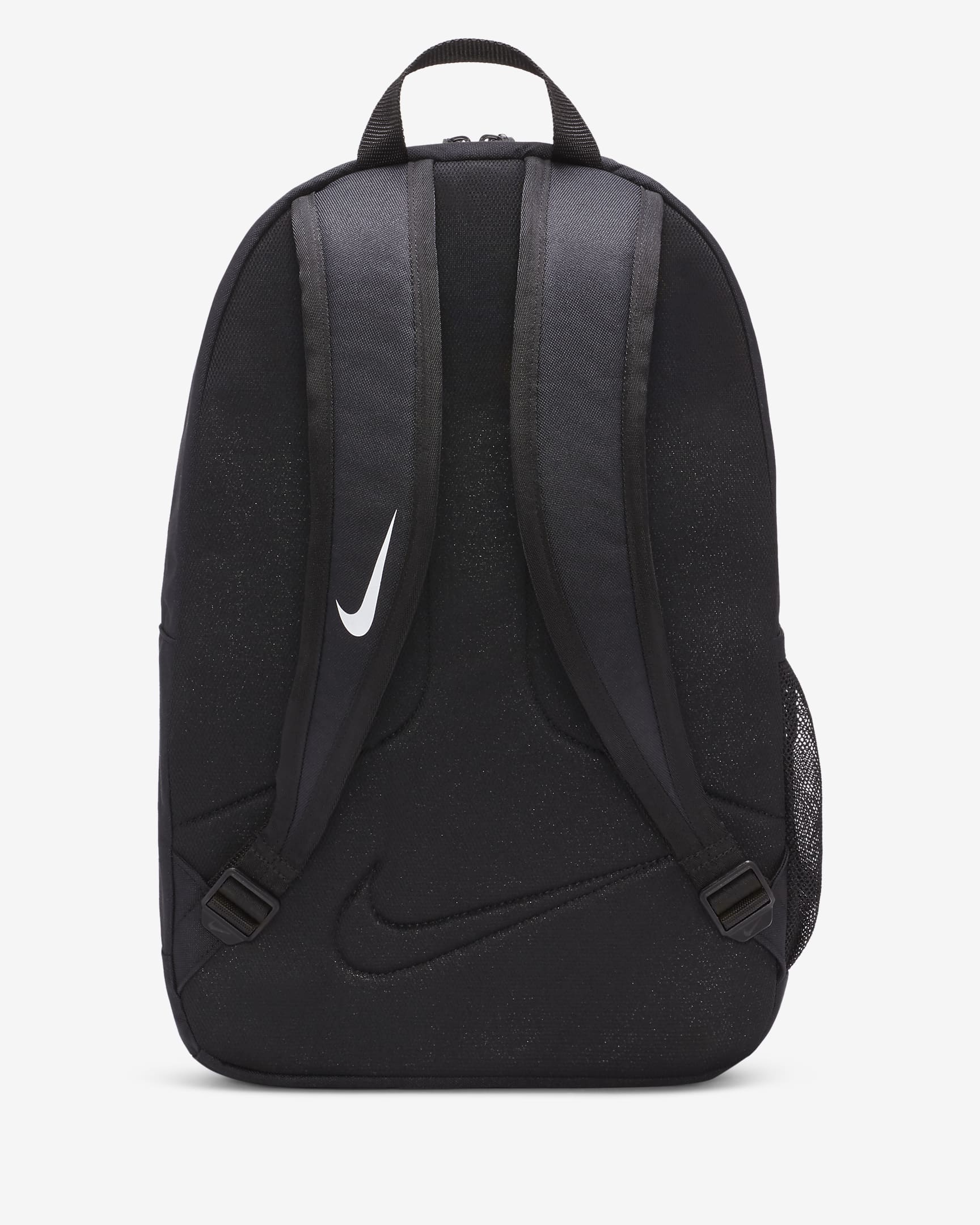 Nike Academy Team Kinder-Fußballrucksack (22 l) - Schwarz/Schwarz/Weiß