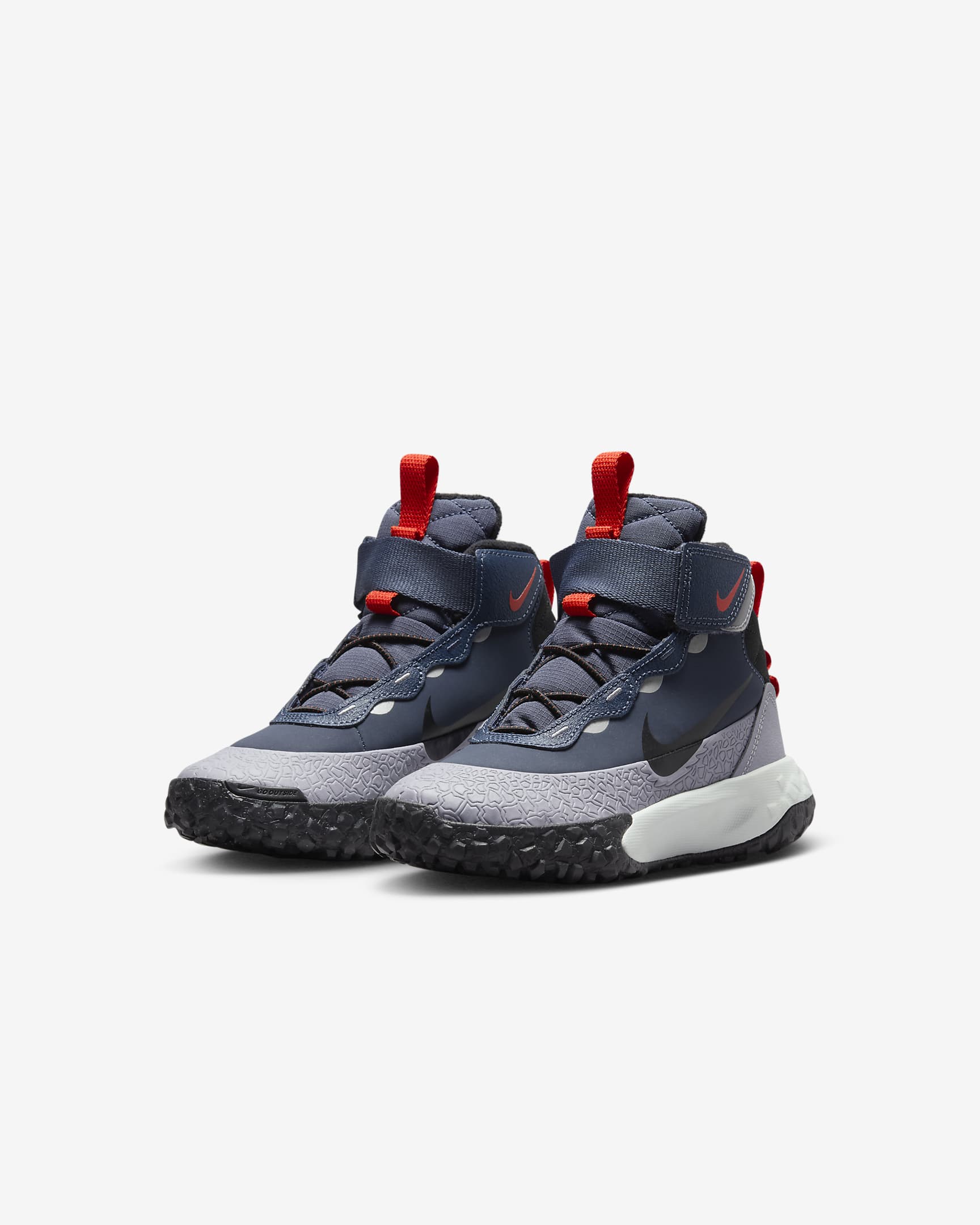 Nike Terrascout magas szárú cipő kisgyerekeknek - Thunder Blue/Cement Grey/Pure Platinum/Fekete