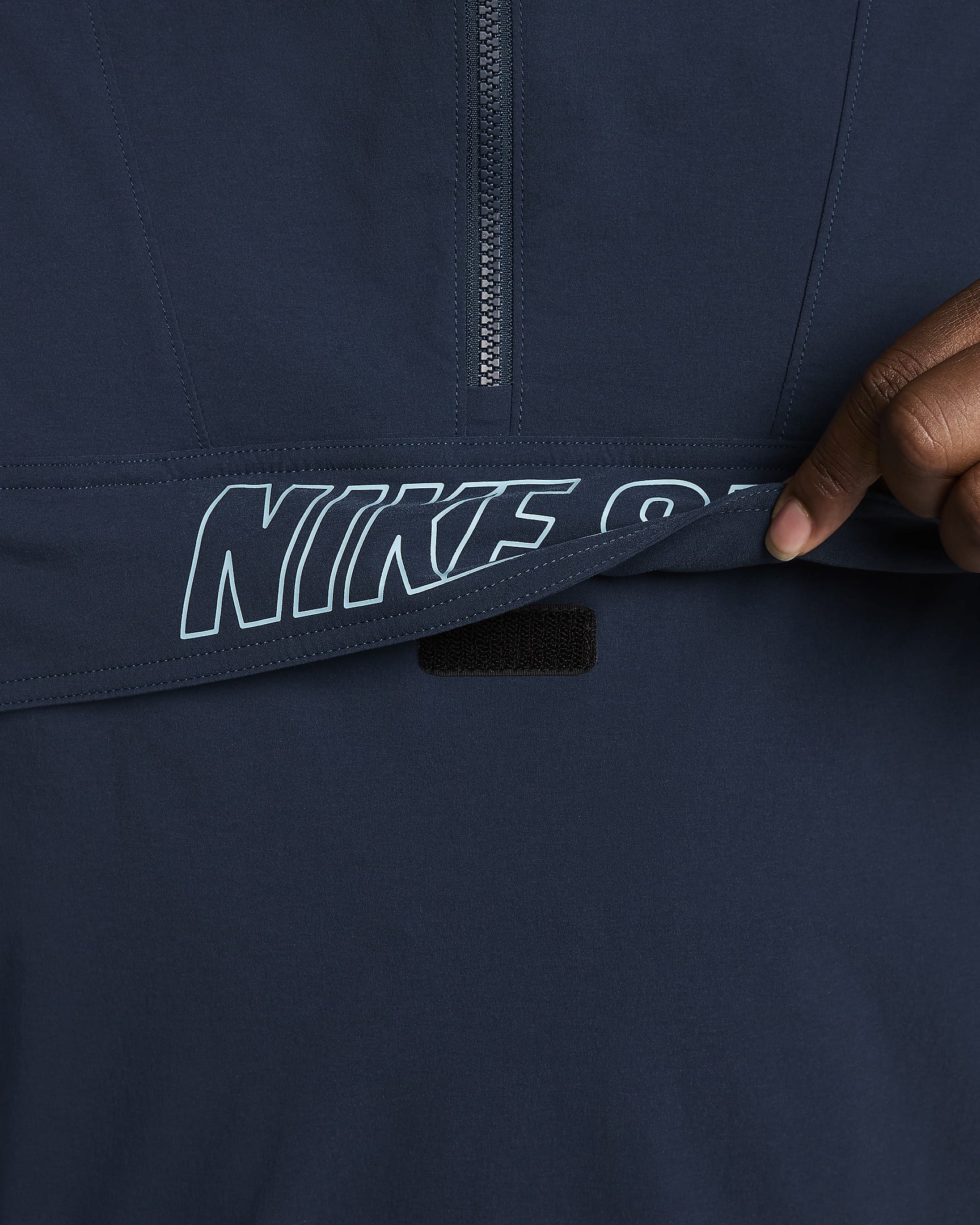 Giacca anorak da skateboard Nike SB - Armory Navy/Denim Turquoise