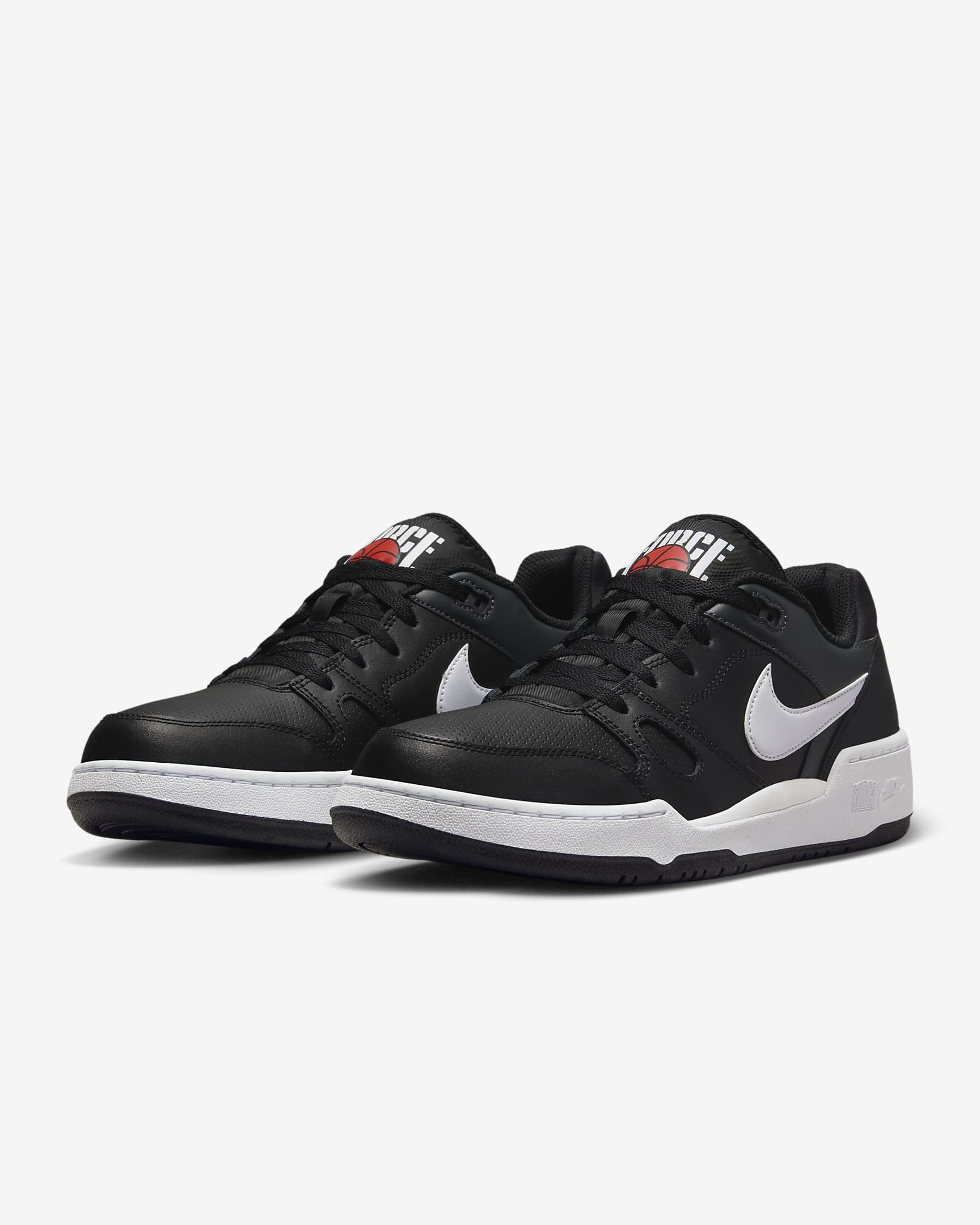 Pánské boty Nike Full Force Low - Černá/Anthracite/Sail/Bílá