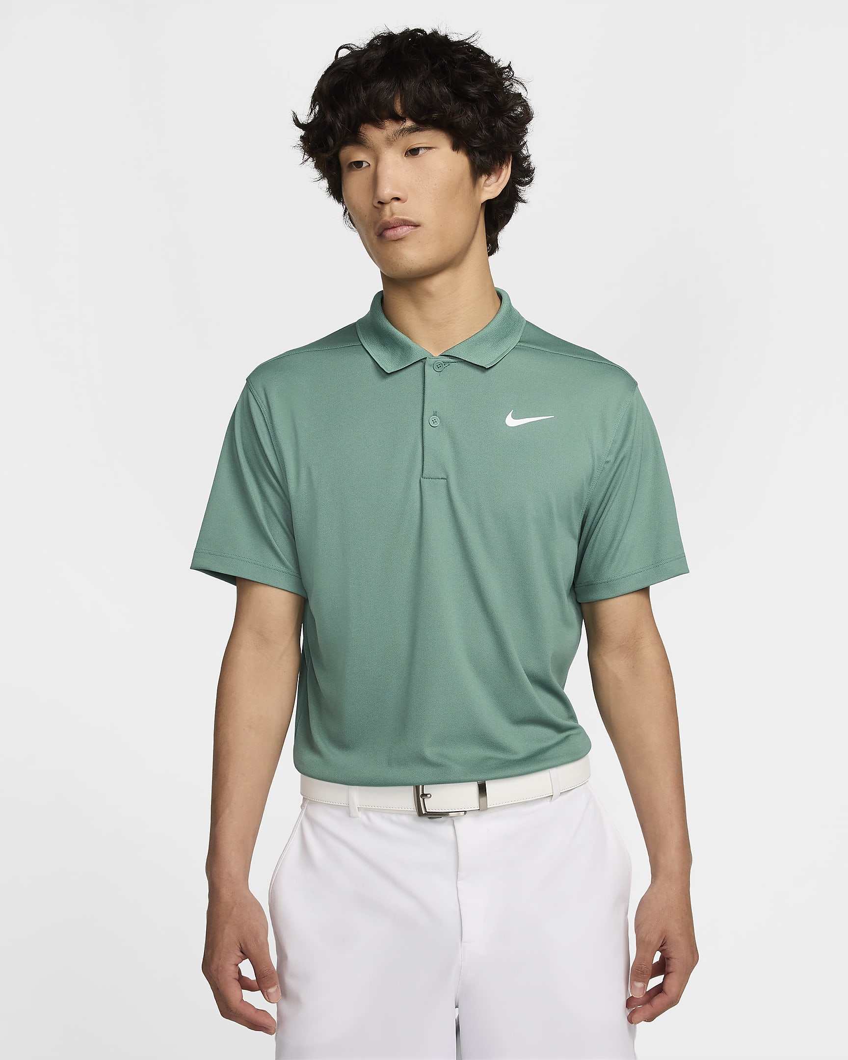 Nike Dri-FIT Victory 男款高爾夫球衫 - Bicoastal/白色